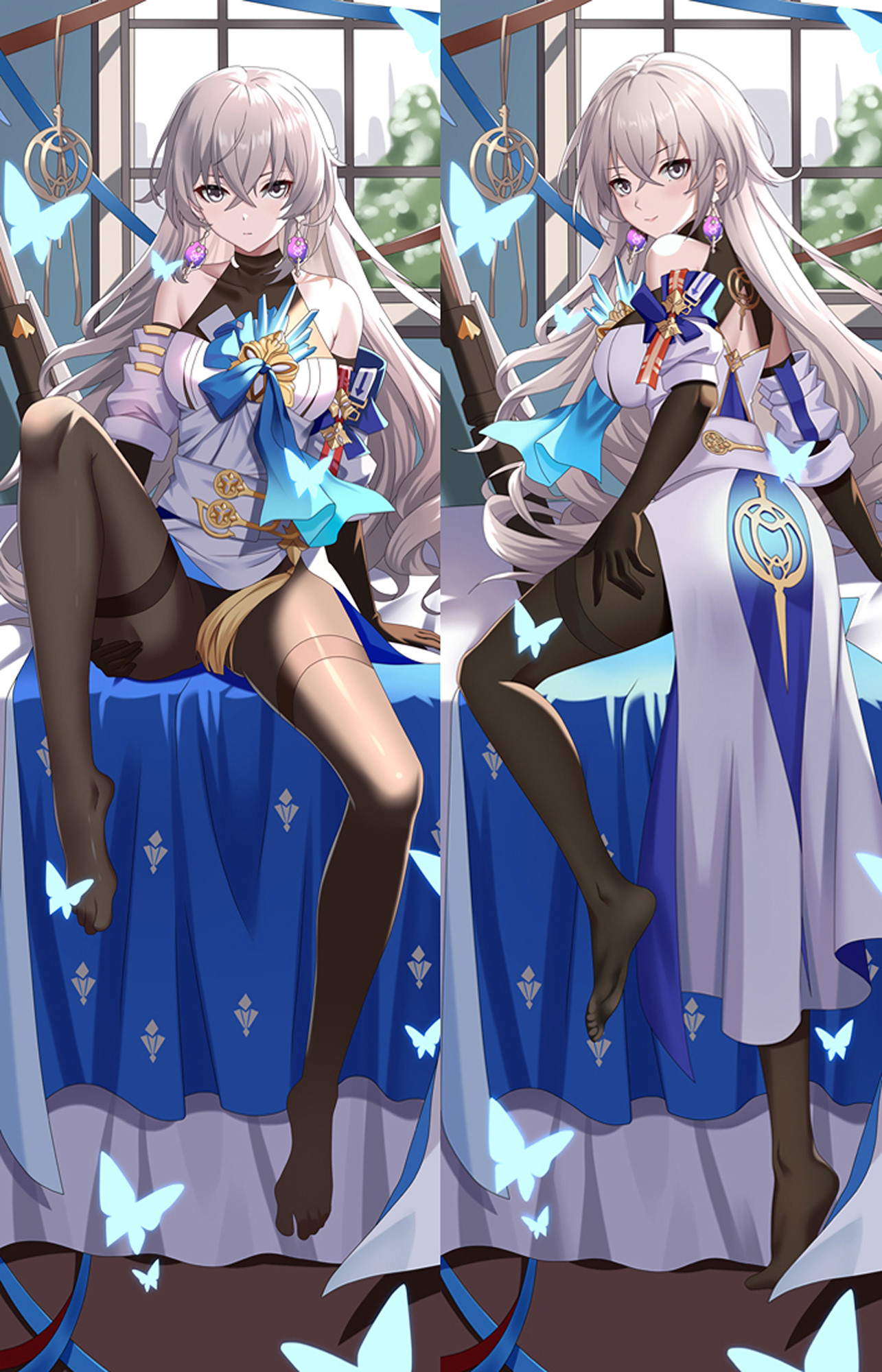 Bronya from Honkai Star Rail dakimakura cover