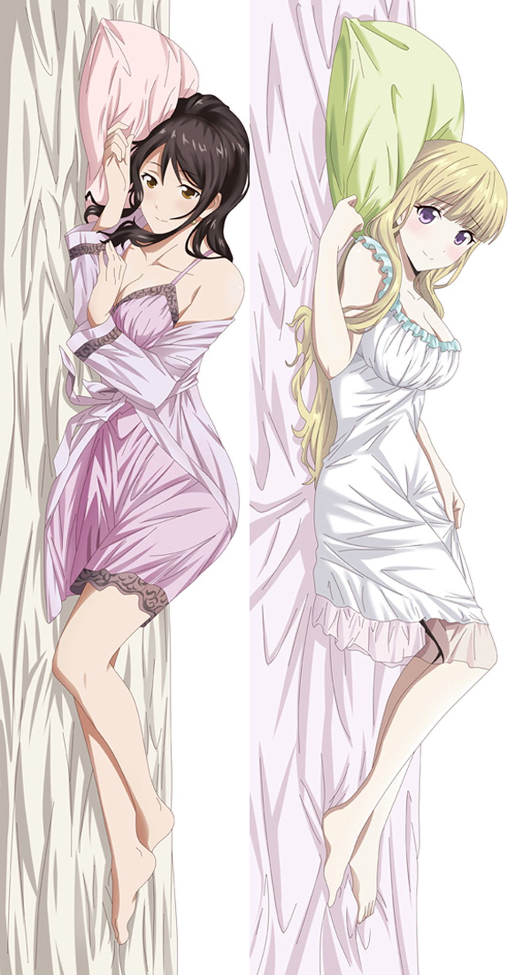 Elise and Amalie from The 7th son Are you kidding me dakimakura cover