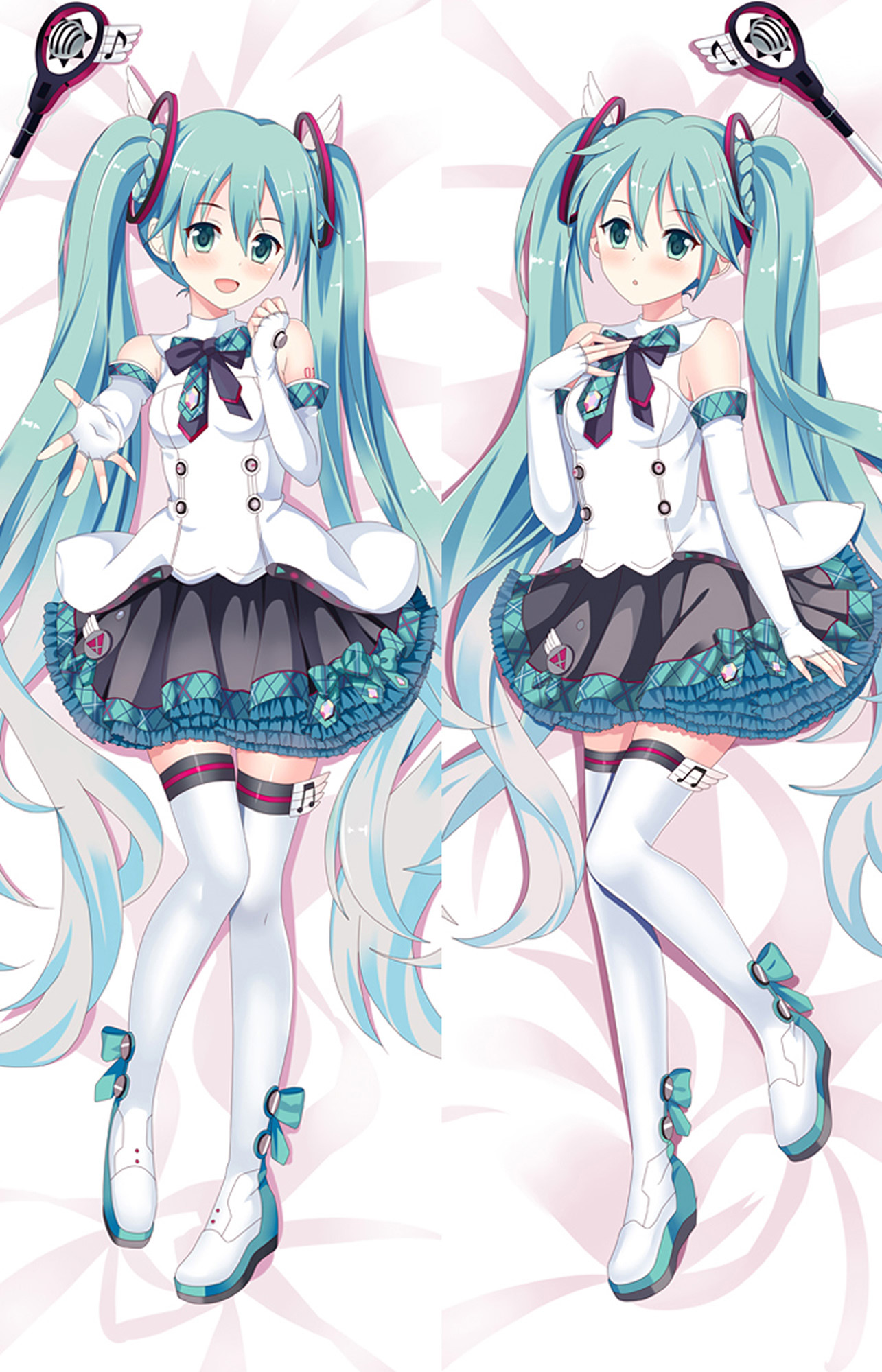 Hatsune Miku from Vocaloid dakimakura cover