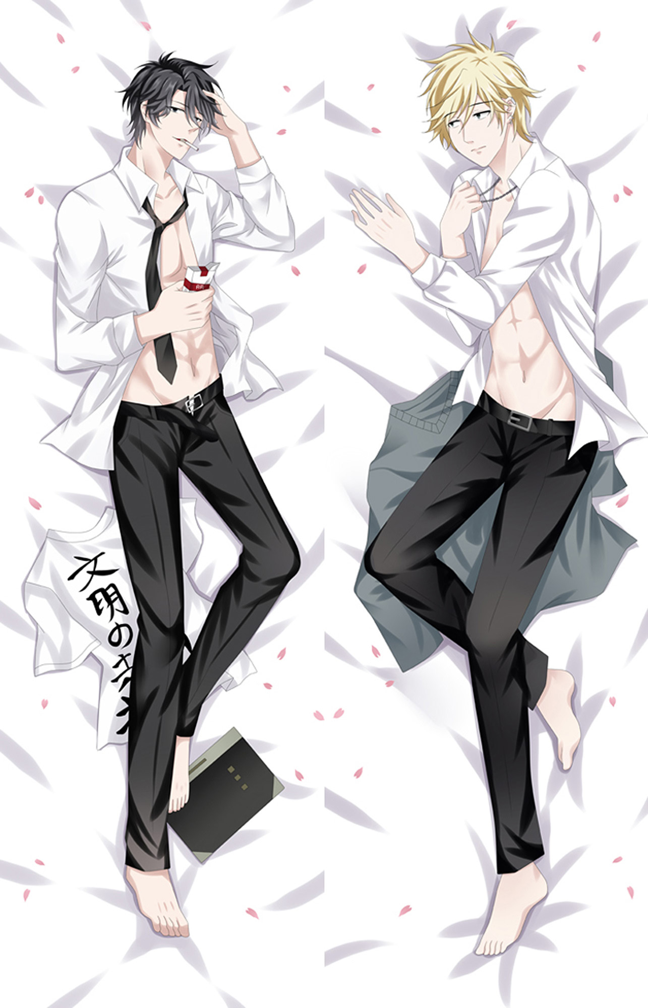 Masahiro Setagawa and Kousuke Ooshiba from Hitorijime My Hero dakimakura cover