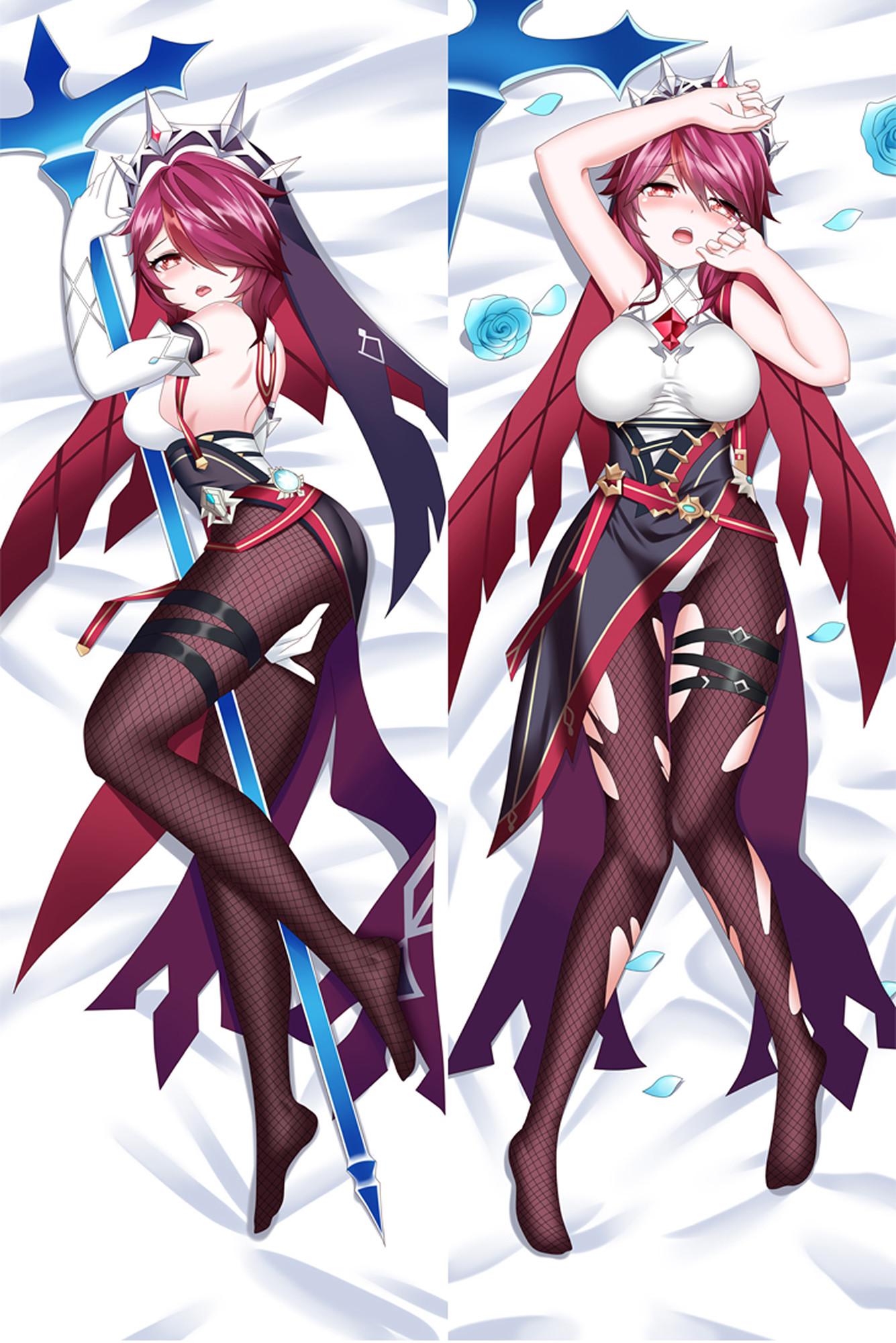 Rosaria from Genshin Impact dakimakura cover