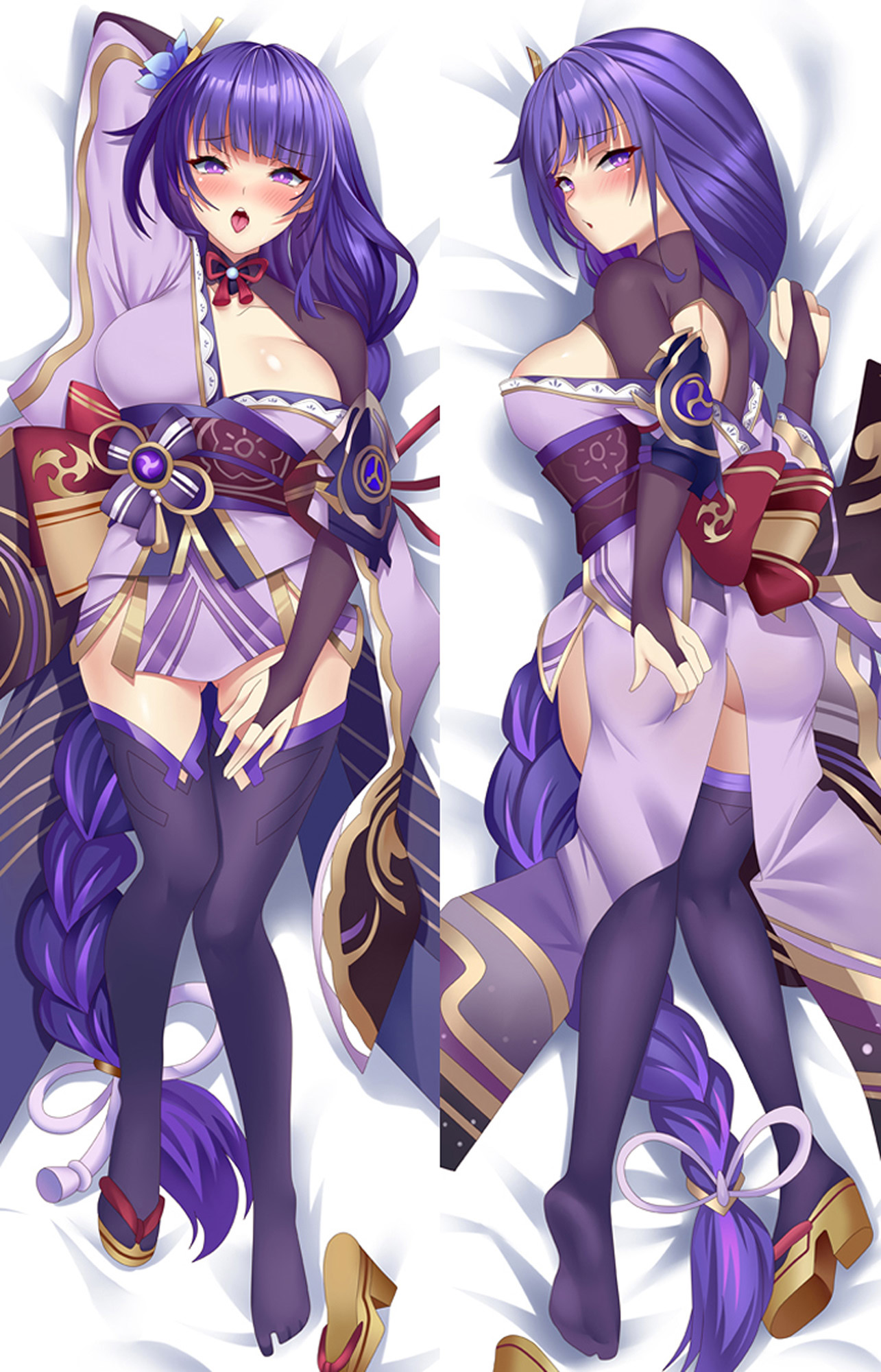 Raiden Shogun from Genshin Impact dakimakura cover
