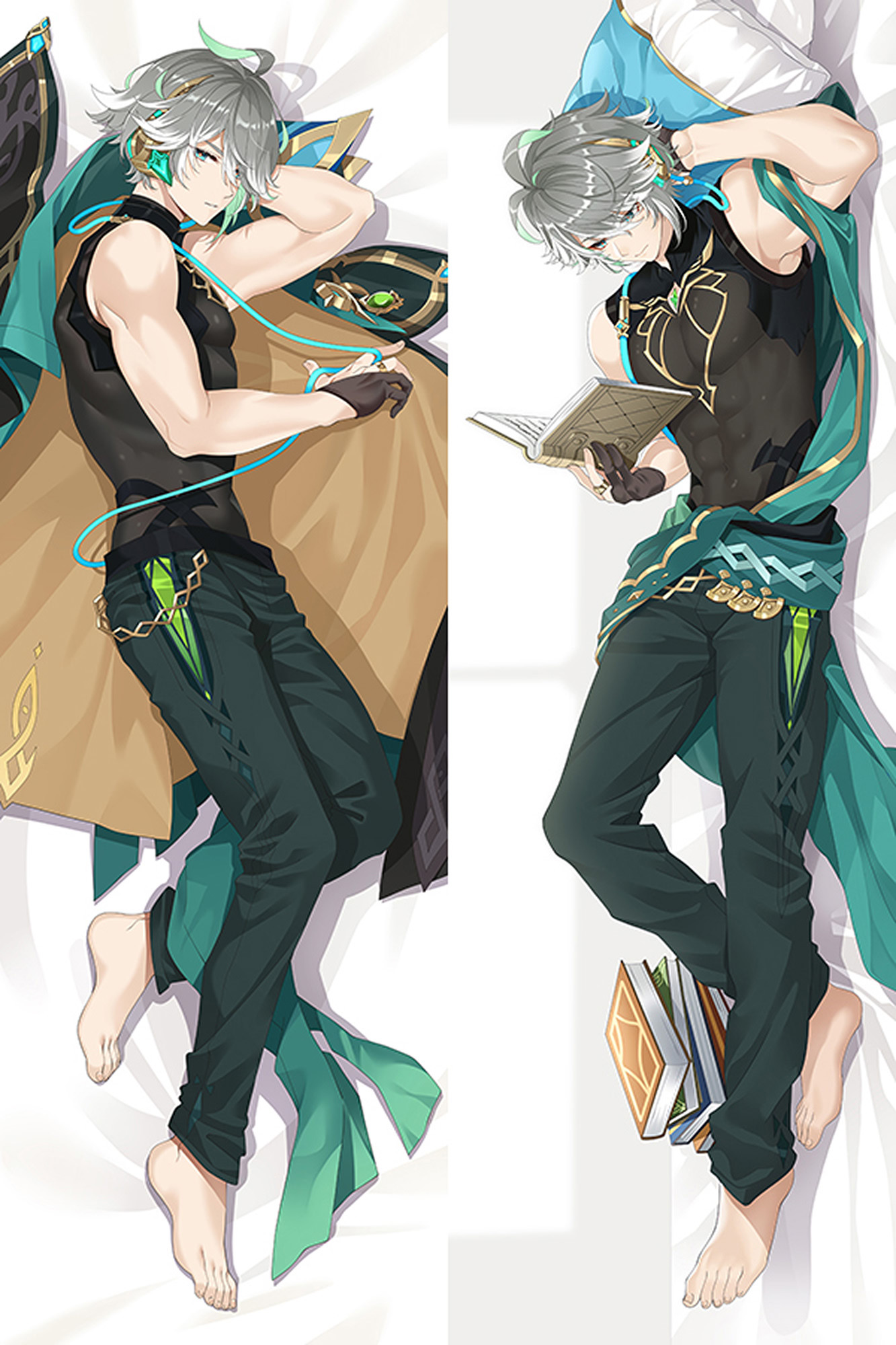 Alhaitham from Genshin Impact dakimakura cover