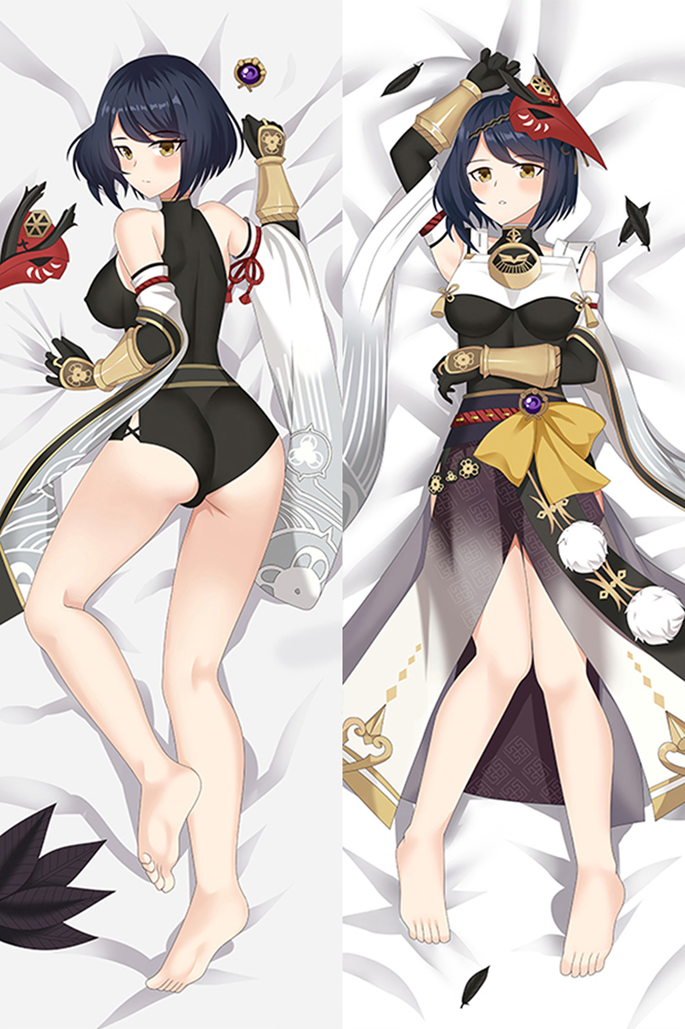 Kujou Sara from Genshin Impact dakimakura cover