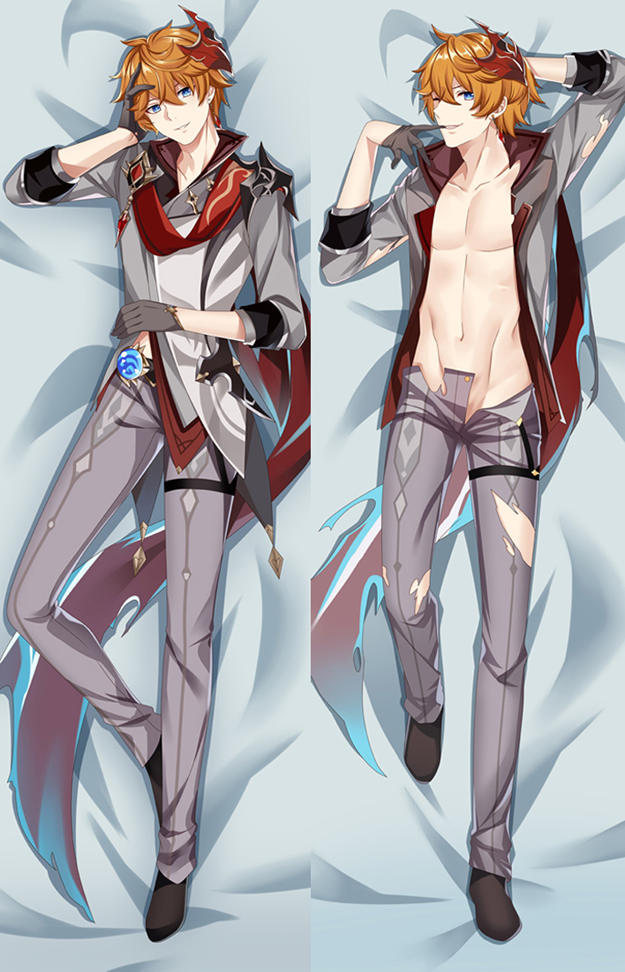 Tartaglia from Genshin Impact dakimakura cover