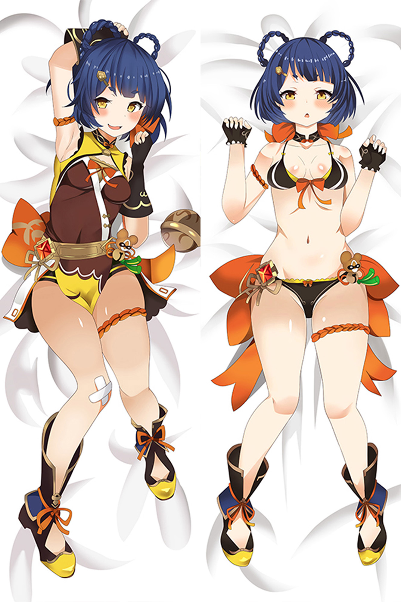 Xiangling from Genshin Impact dakimakura cover
