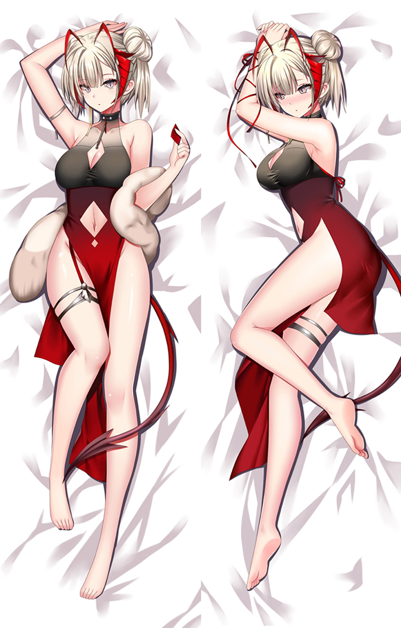 W from Arknights dakimakura cover