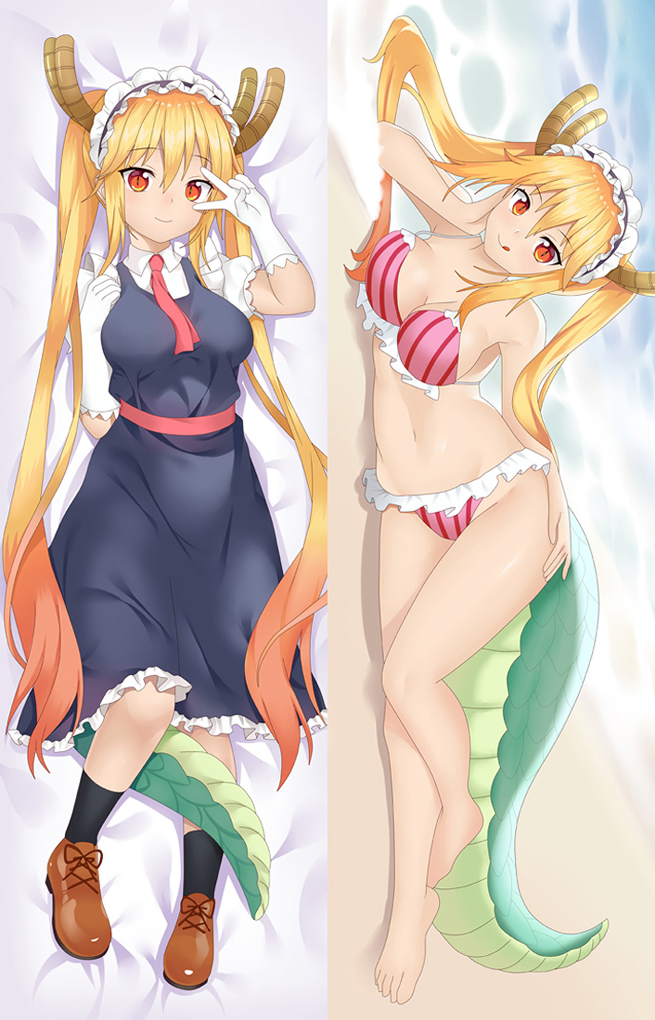 Tohru from Miss Kobayashi's Dragon Maid dakimakura cover