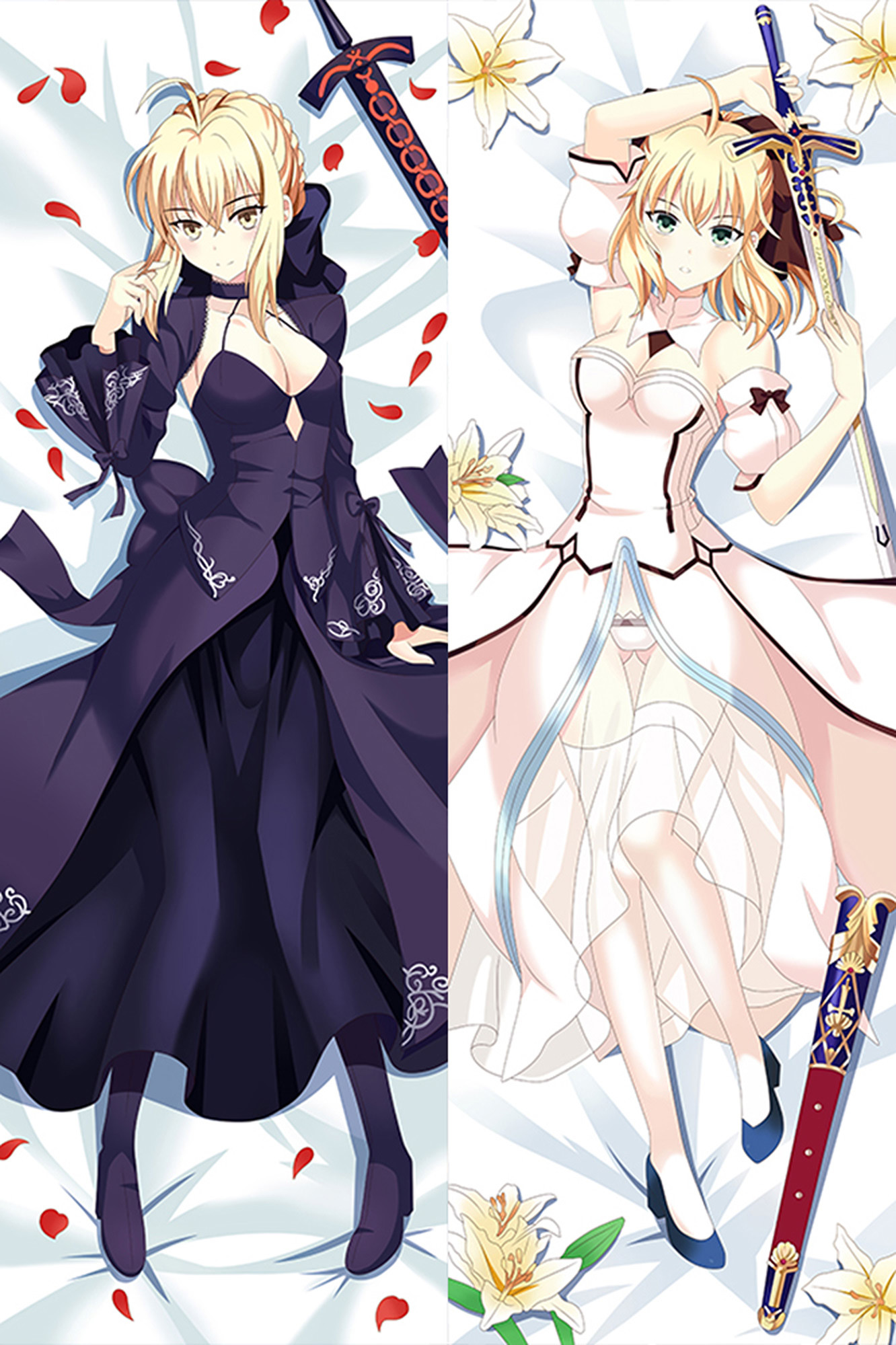 Saber Altria from Fate Grand Order dakimakura cover