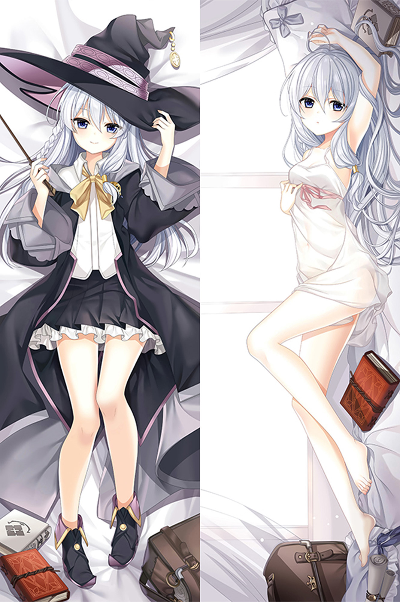 Elaina from Wandering Witch dakimakura cover