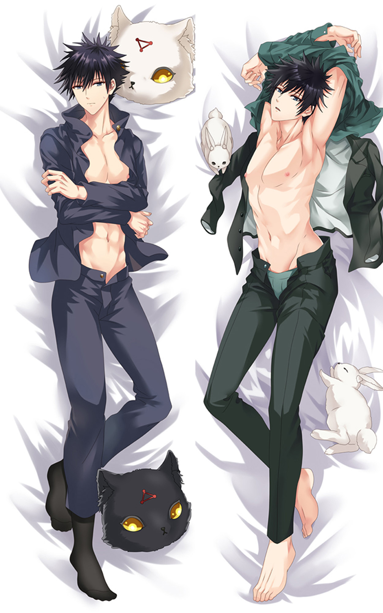 Megumi Fushiguro from Jujutsu Kaisen dakimakura cover