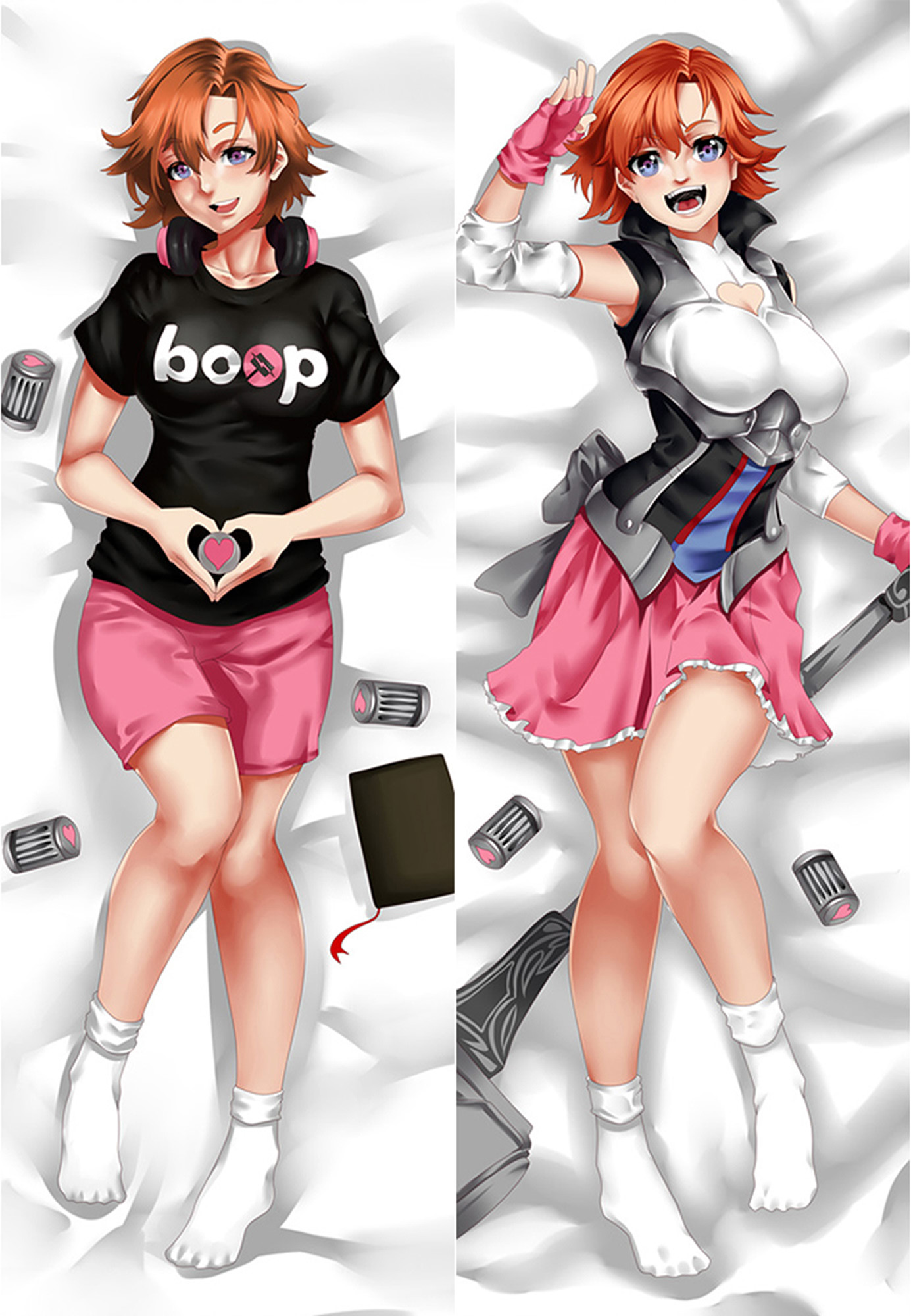 Nora Valkyrie from RWBY dakimakura cover