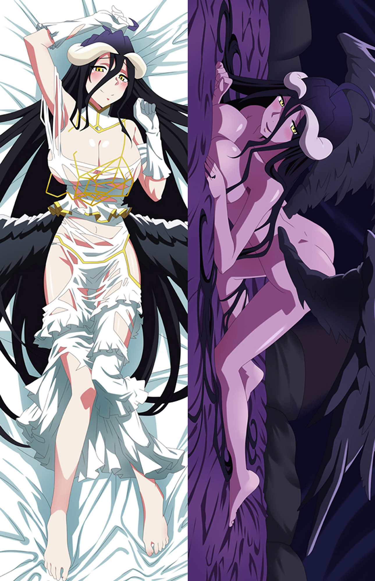 Albedo from Overlord dakimakura cover