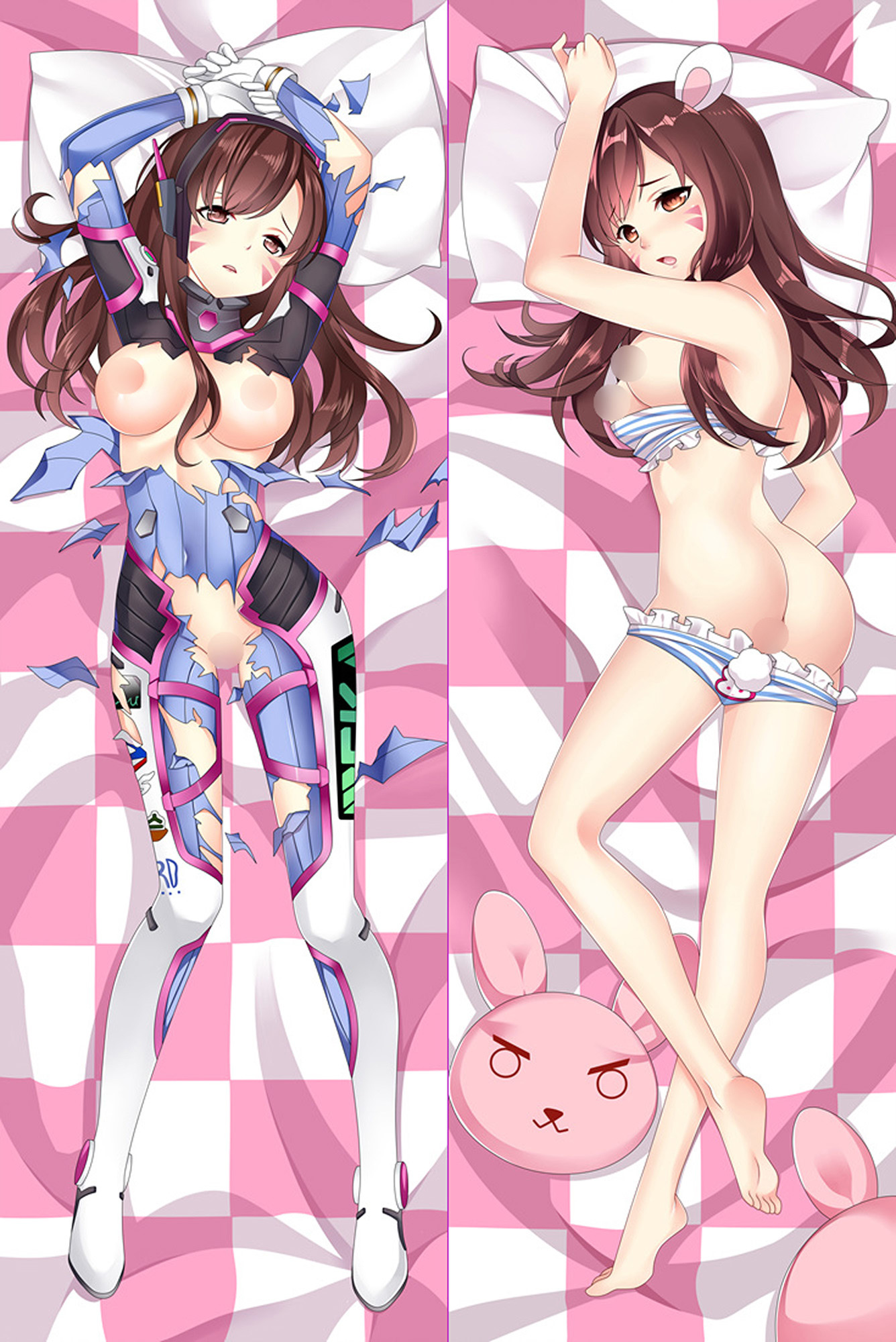 D Va from Overwatch 18+ dakimakura cover