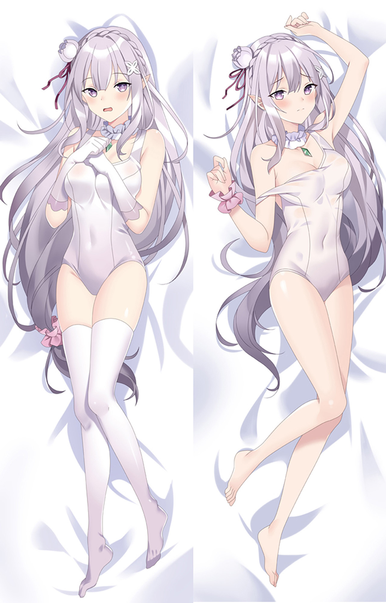 Emilia from Re: Zero dakimakura cover