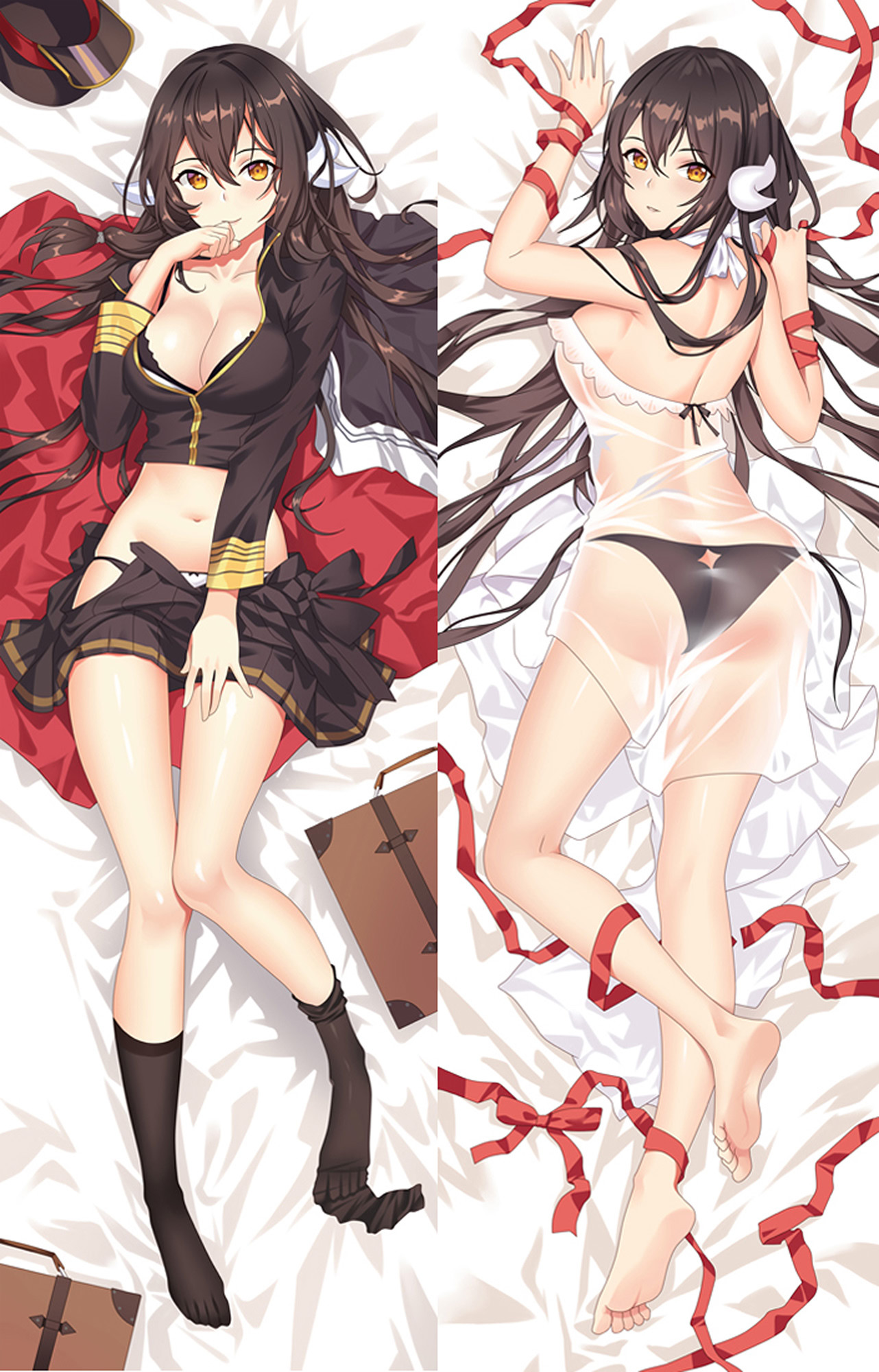 Mikasa Ackerman from Azur Lane dakimakura cover