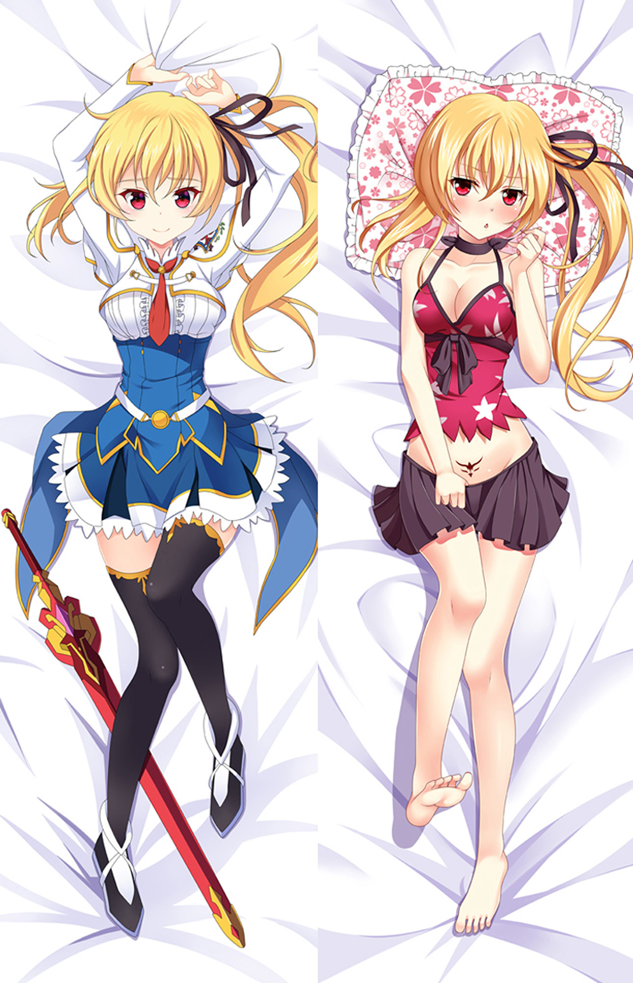 Lisesharte Atismata from Undefeated Bahamut Chronicles dakimakura cover
