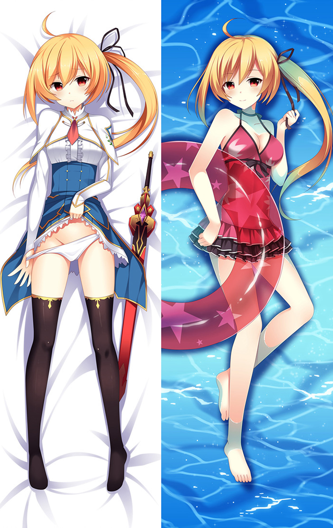 Lisesharte Atismata from Undefeated Bahamut Chronicles dakimakura cover