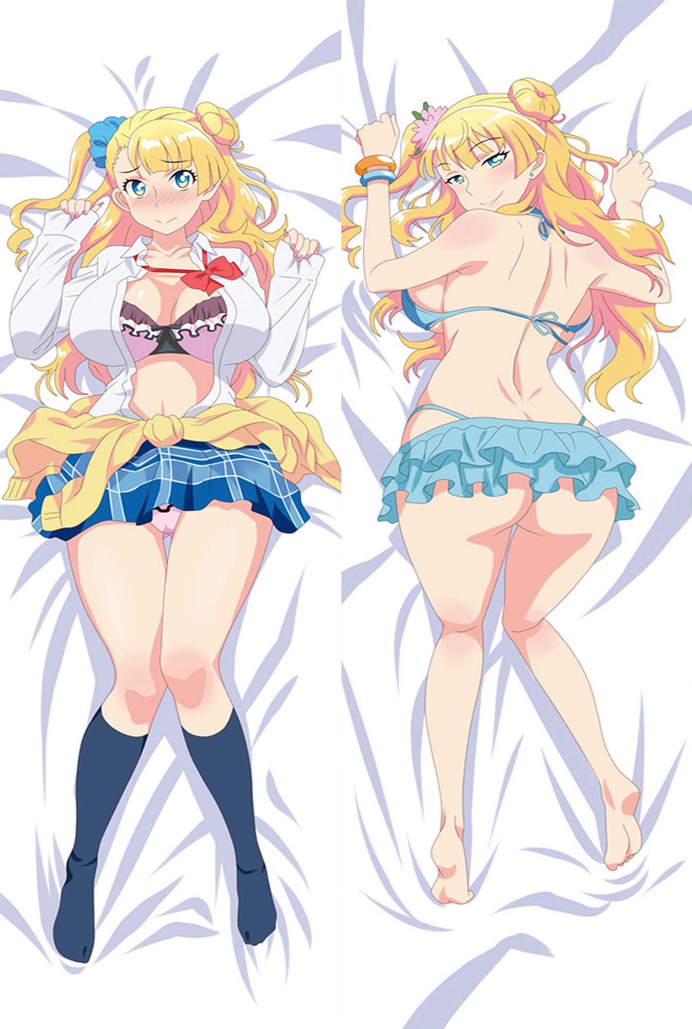 Galko from Oshiete dakimakura cover