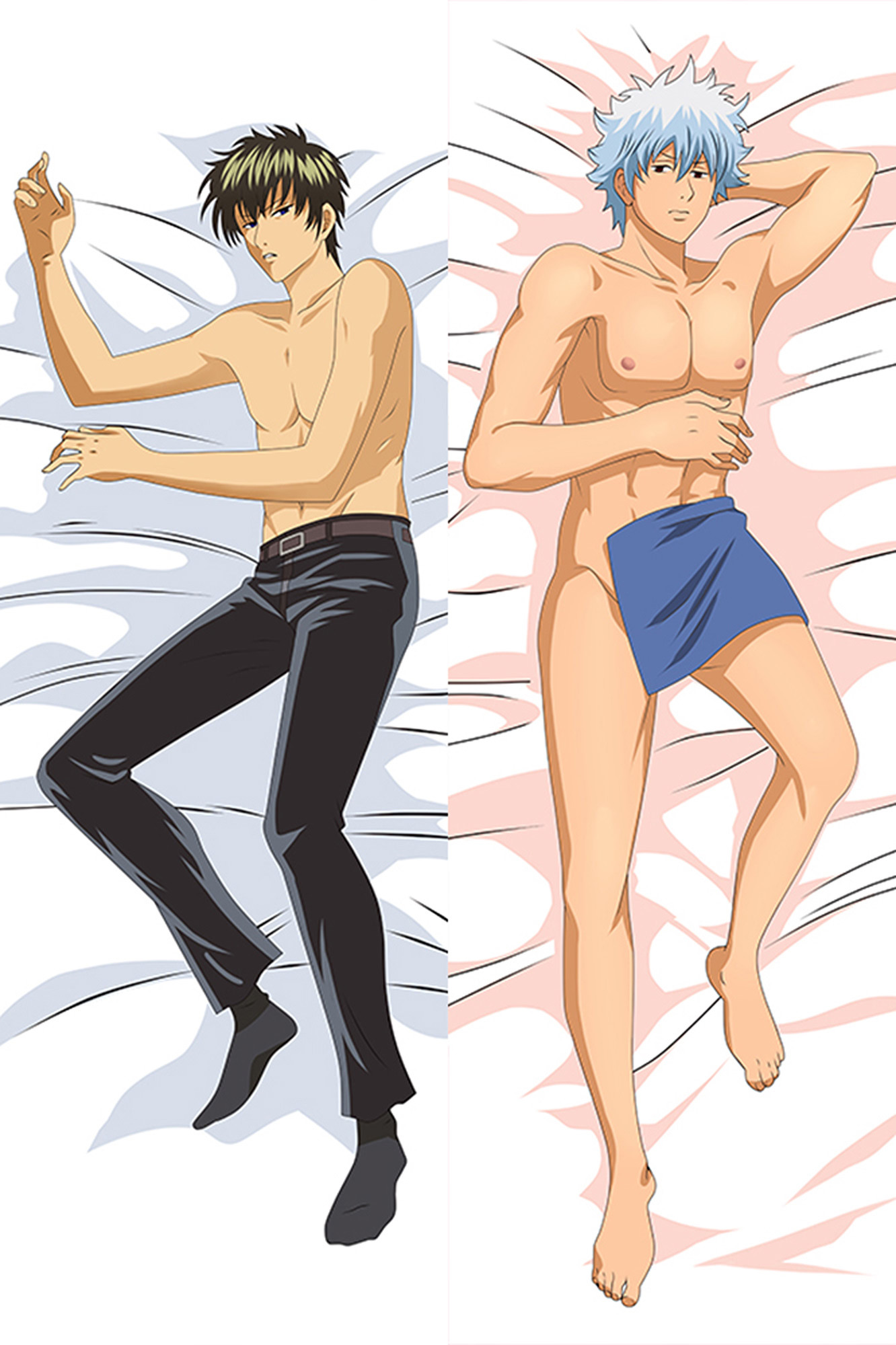 Sakata and Terada from Gintama dakimakura cover