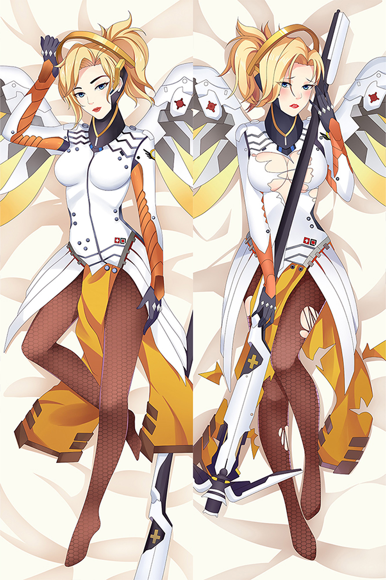 Mercy from Overwatch dakimakura cover