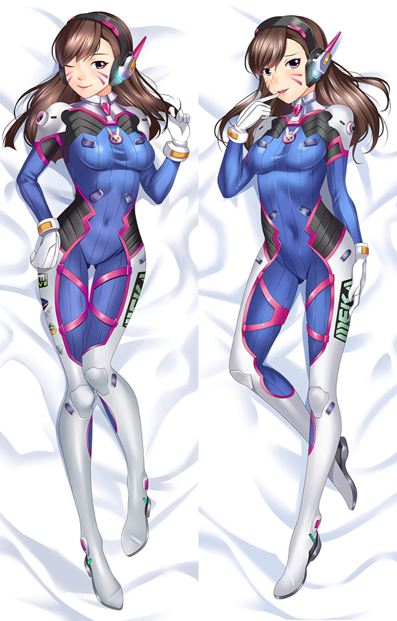 D Va from Overwatch dakimakura cover