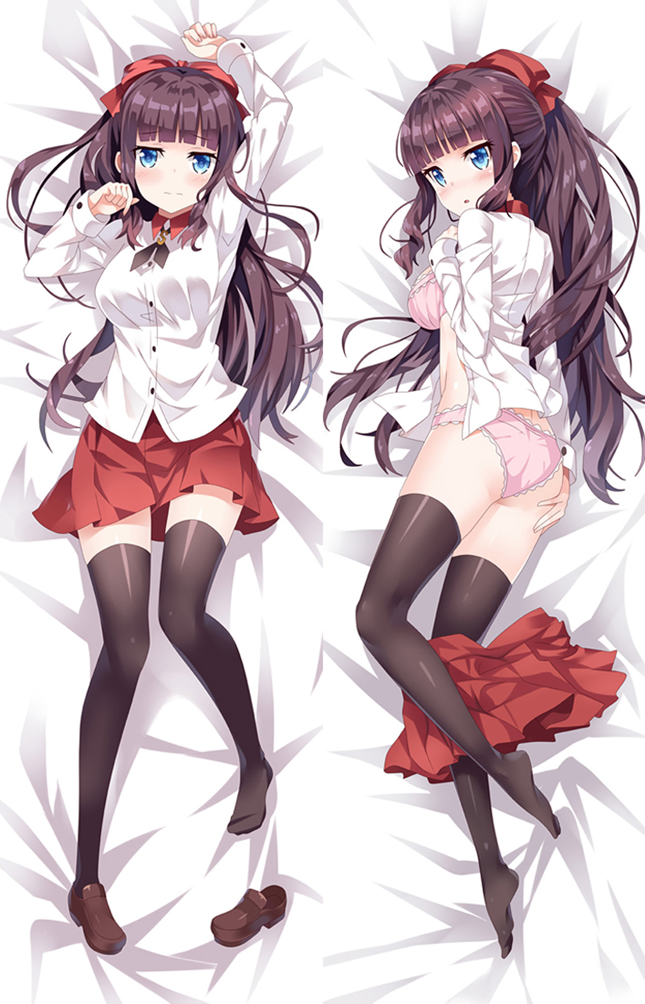 Hifumi from New Game dakimakura cover