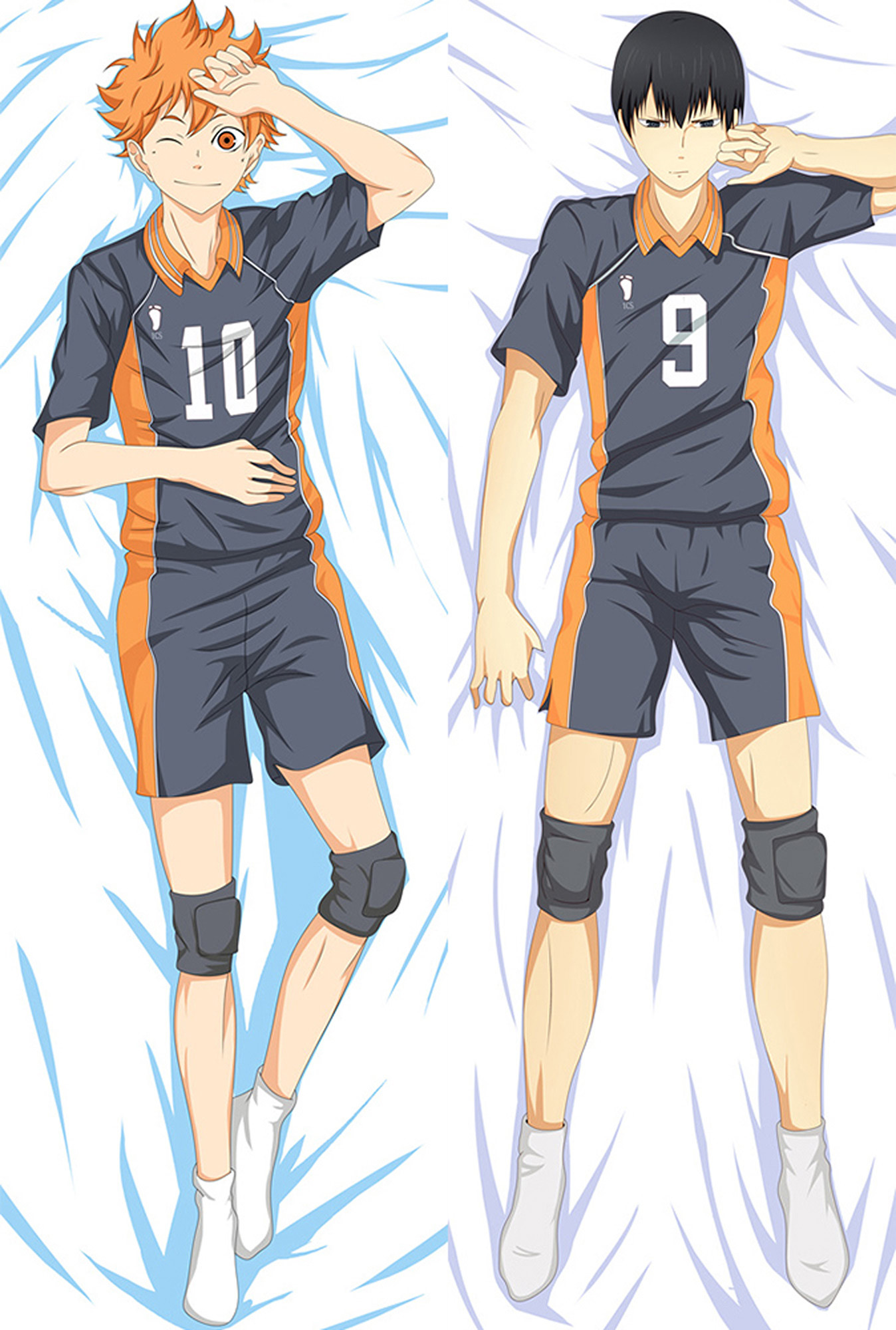 Shoyo and Tobio from Haikyu dakimakura cover