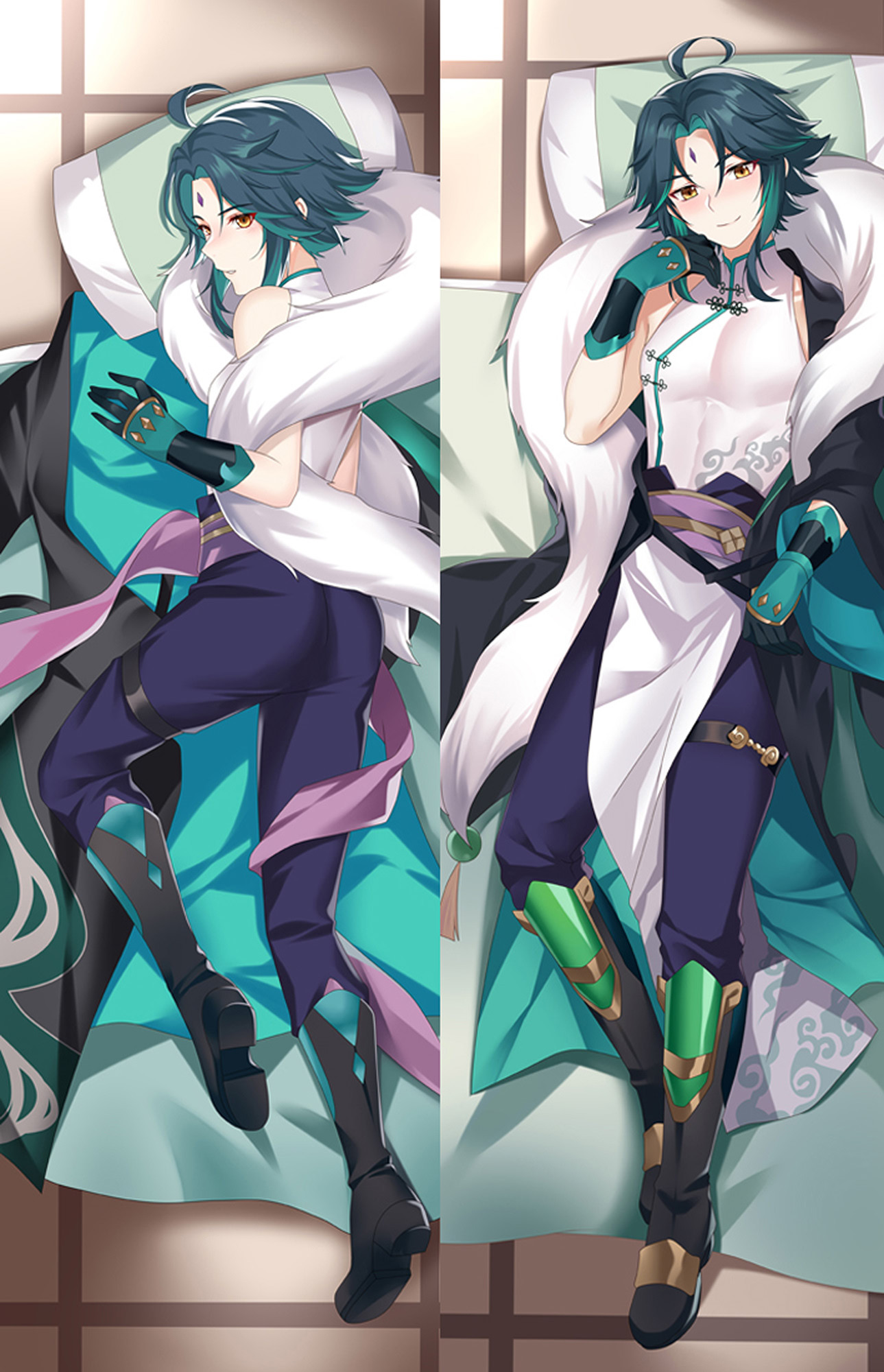 Xiao from Genshin Impact dakimakura cover