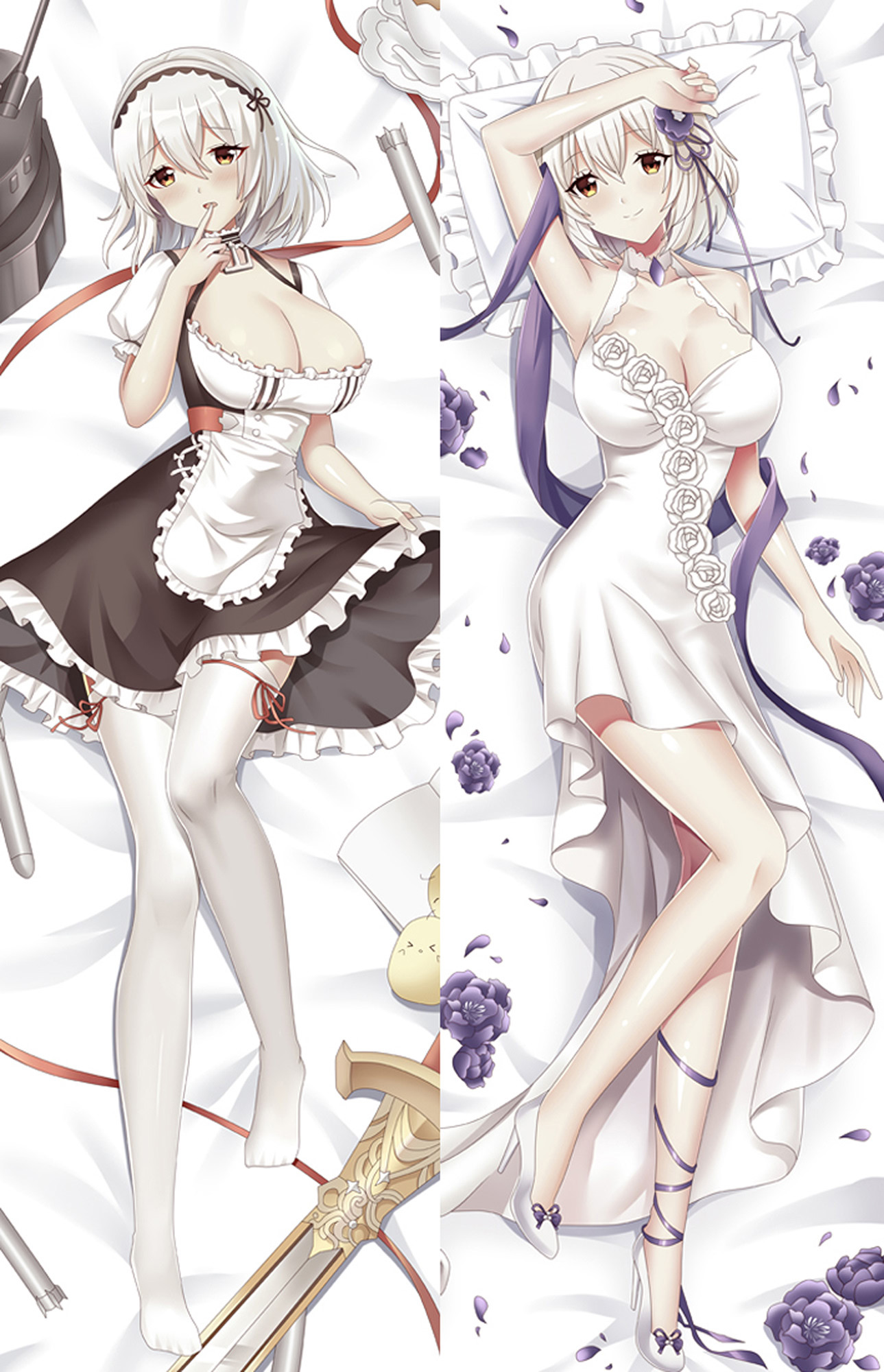 Sirius from Azur Lane dakimakura cover