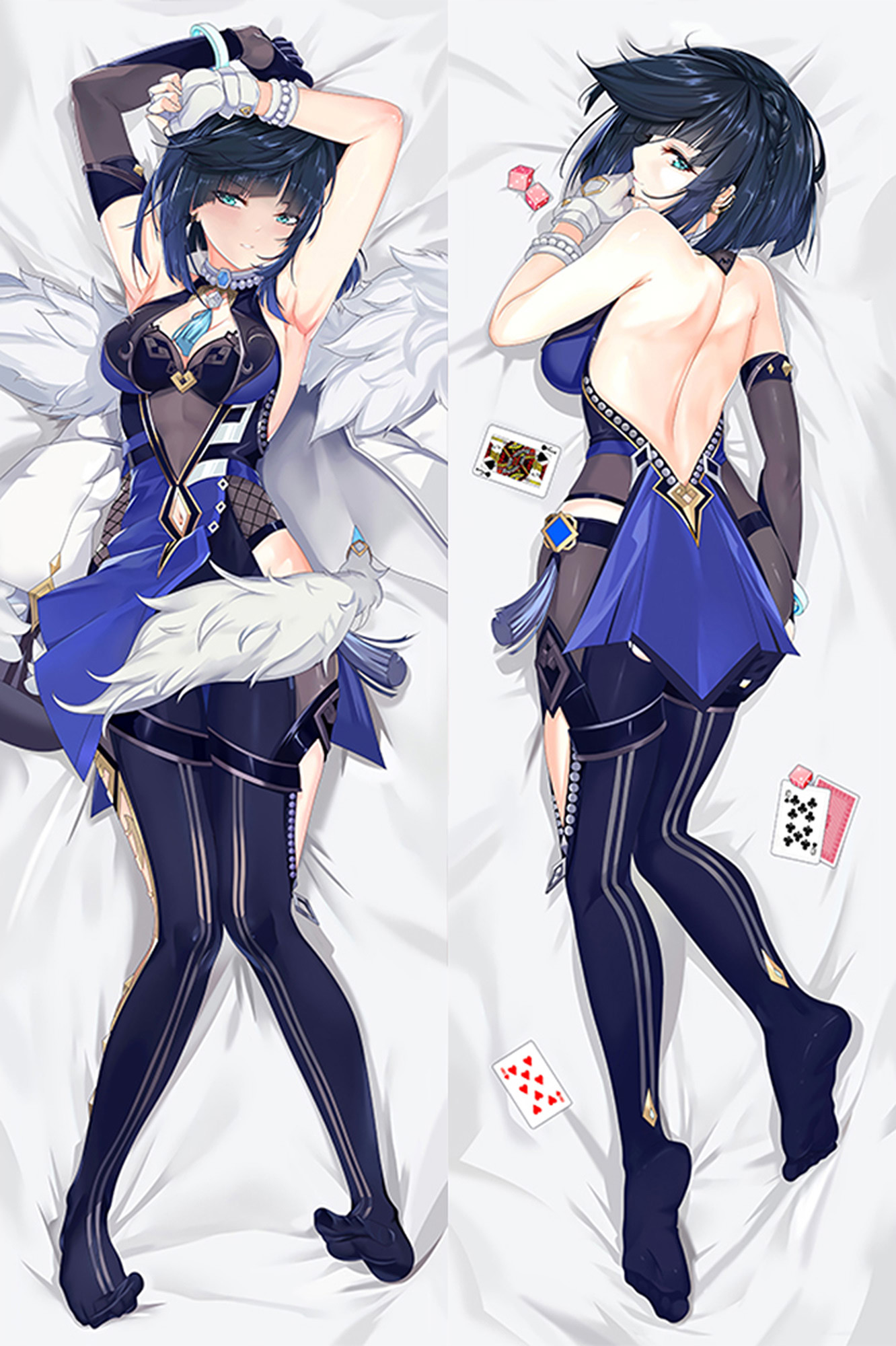 Yelan from Genshin Impact dakimakura cover