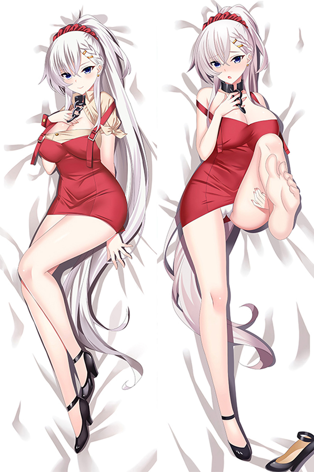 Belfast from Azur Lane dakimakura cover