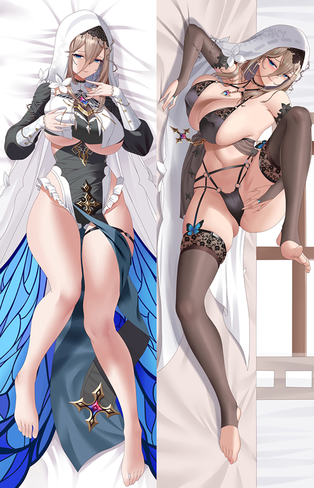 Aponia from Honkai Impact dakimakura cover