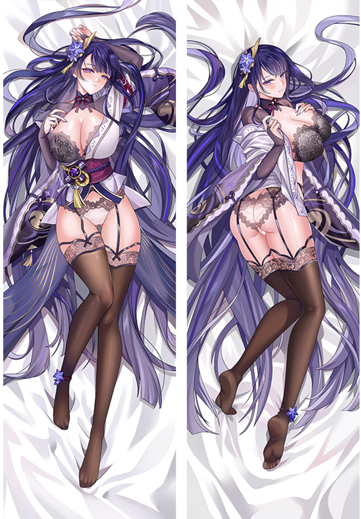 Raiden Shogun from Genshin Impact dakimakura cover