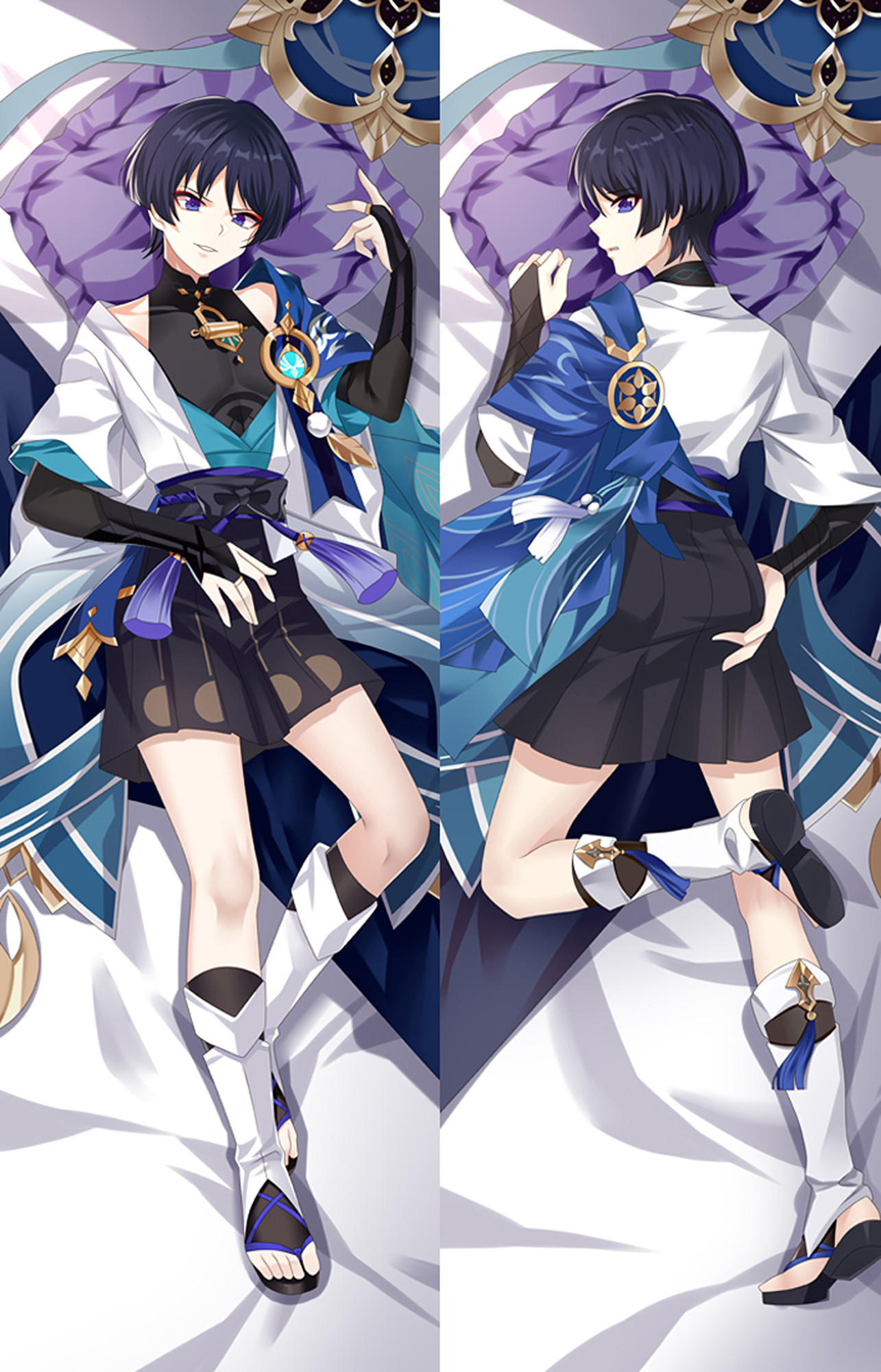 Wanderer from Genshin Impact dakimakura cover