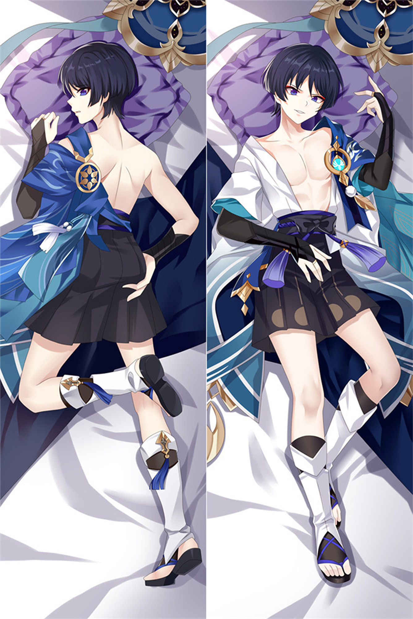 Wanderer from Genshin Impact dakimakura cover