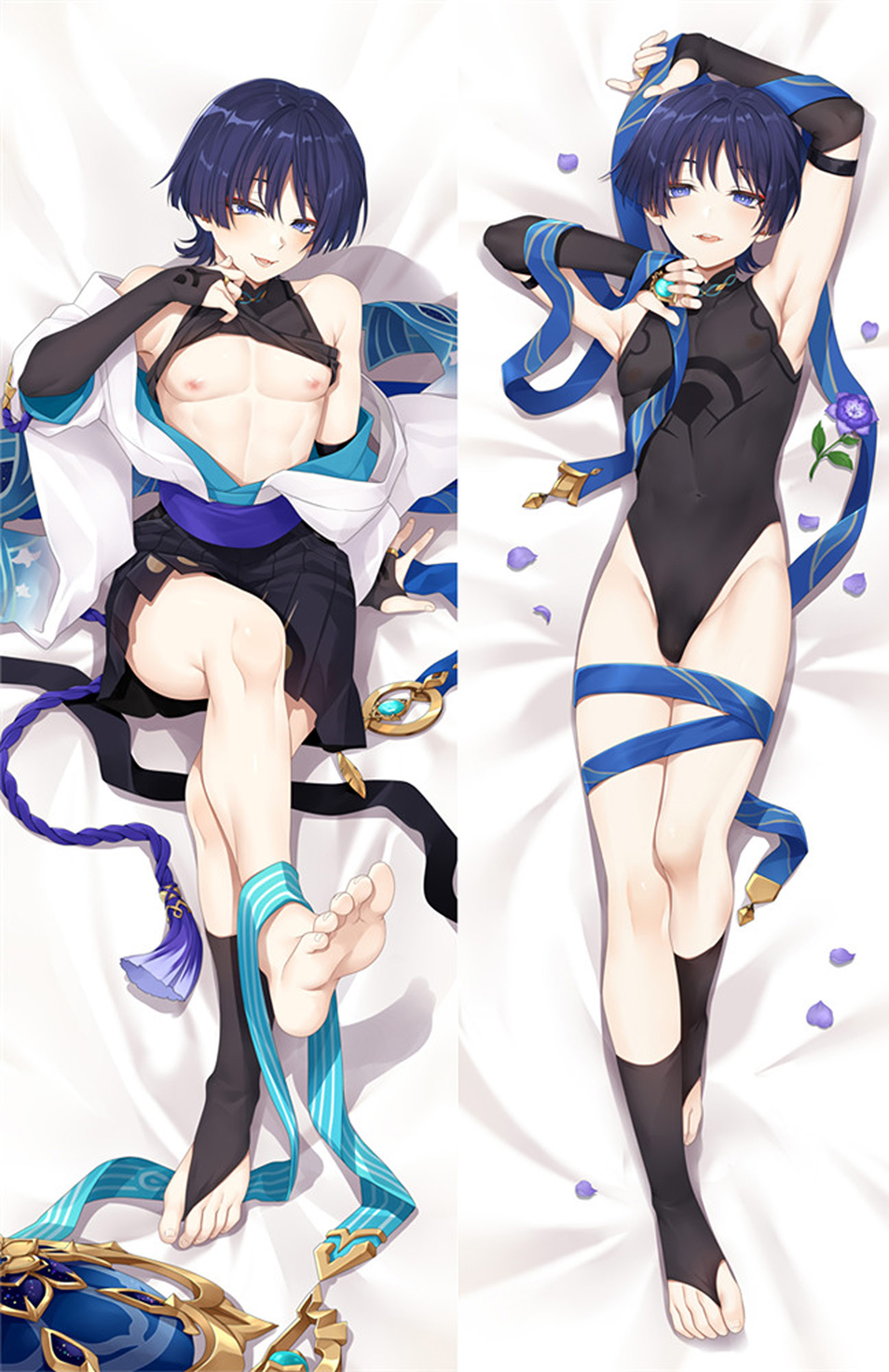 Wanderer from Genshin Impact dakimakura cover