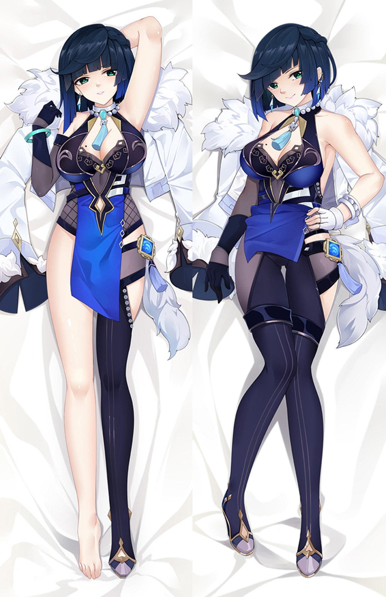 Yelan from Genshin Impact dakimakura cover