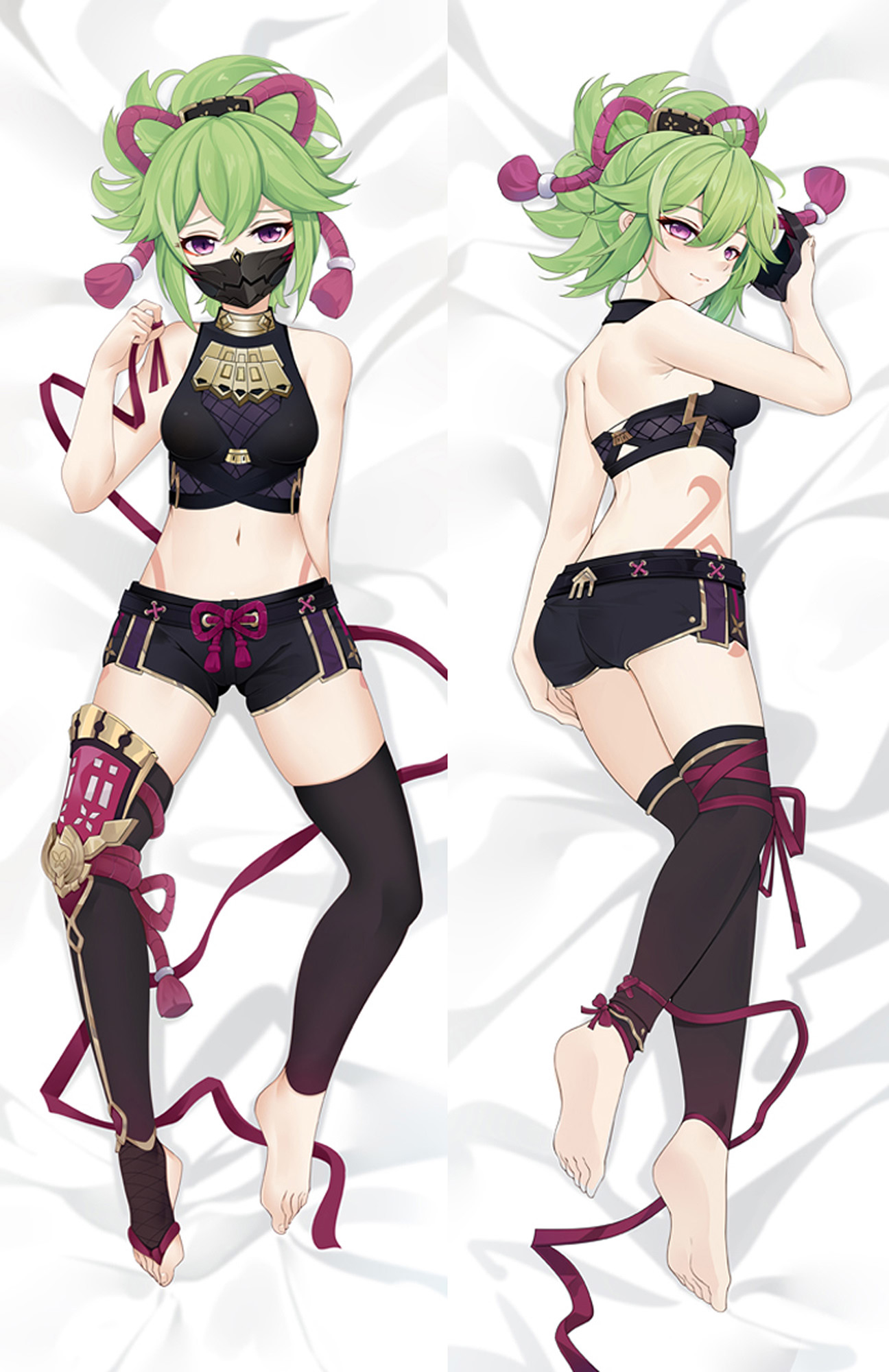 Kuki Shinobu from Genshin Impact dakimakura cover