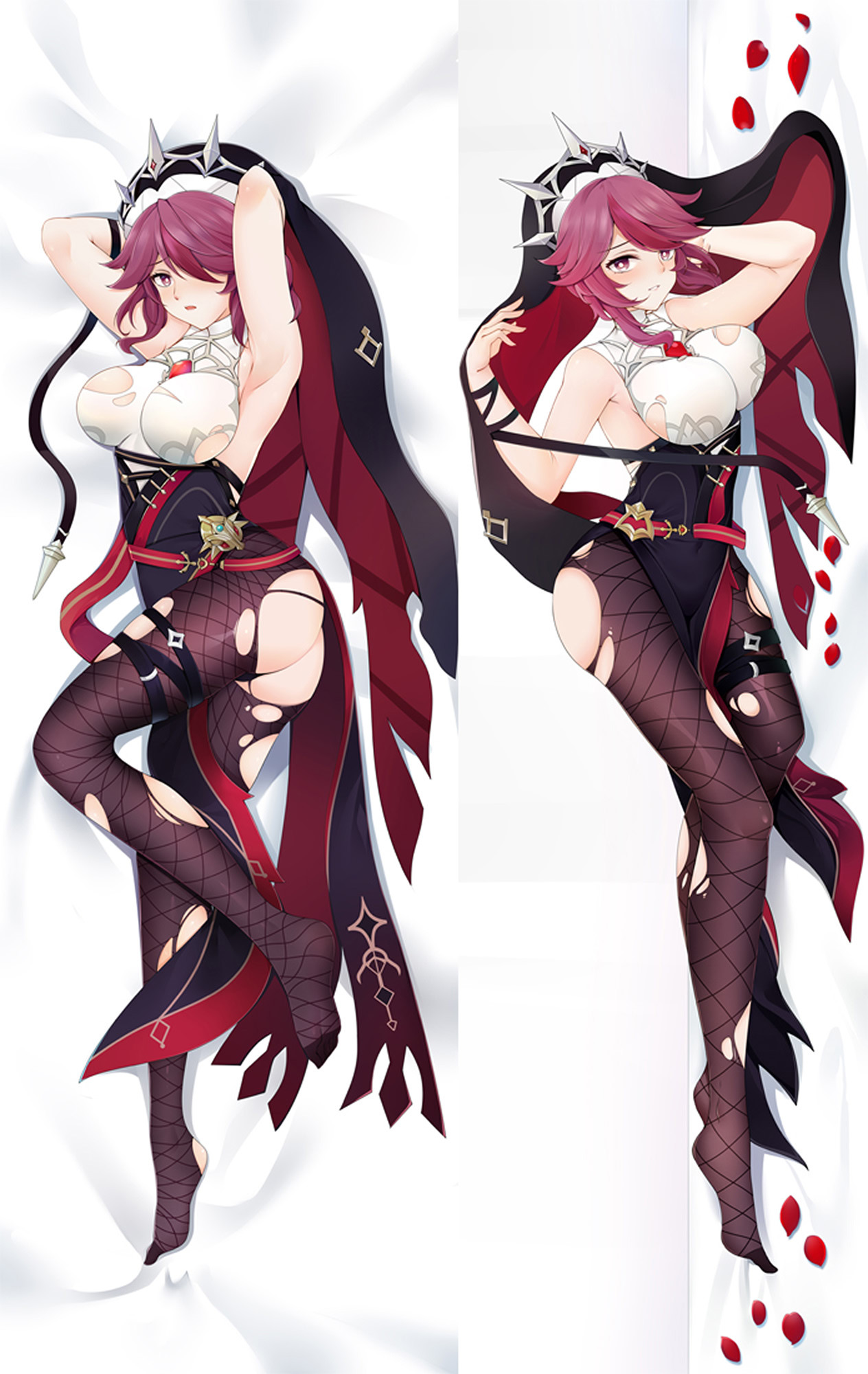 Rosaria from Genshin Impact dakimakura cover