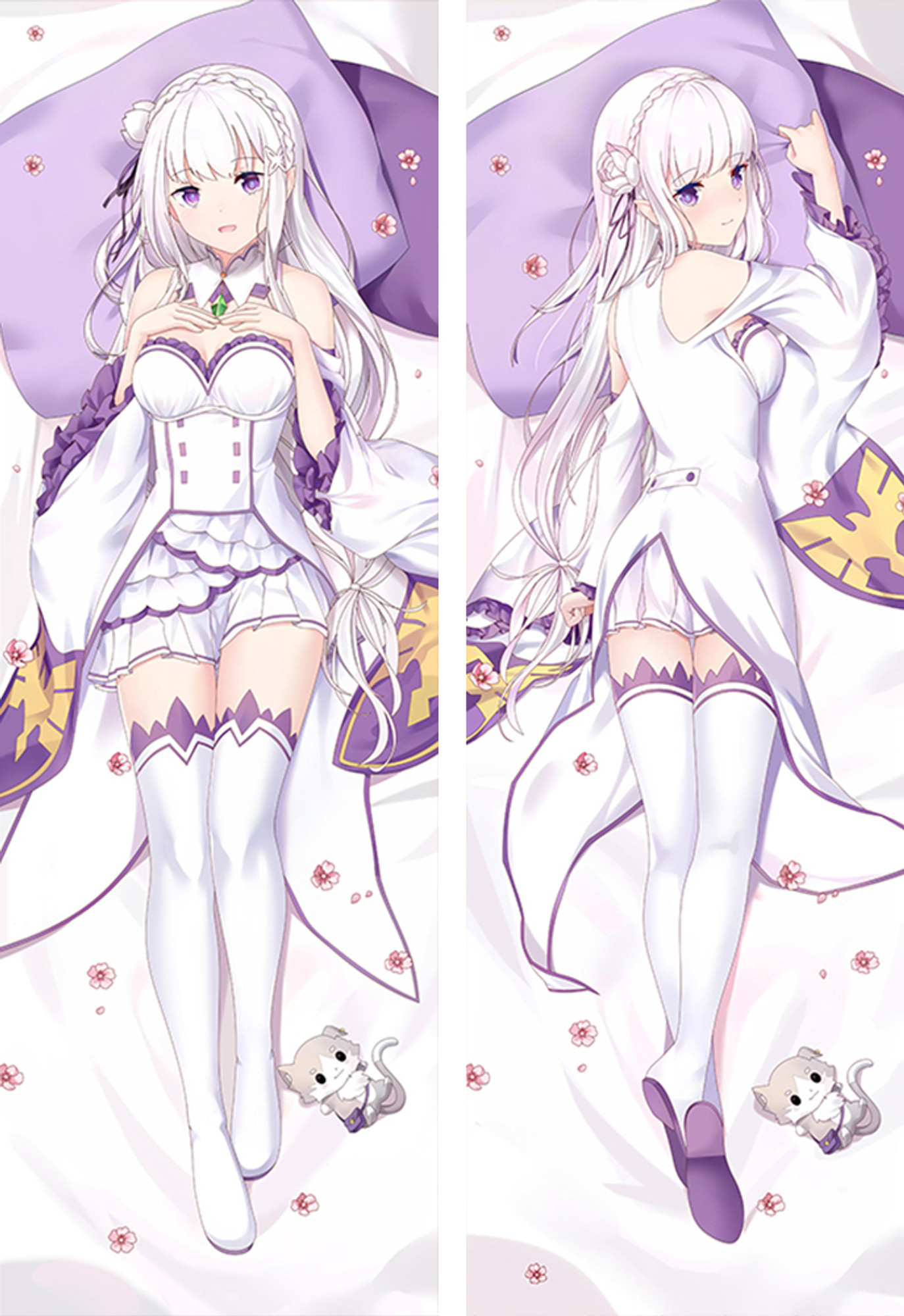 Emilia from Re: Zero dakimakura cover