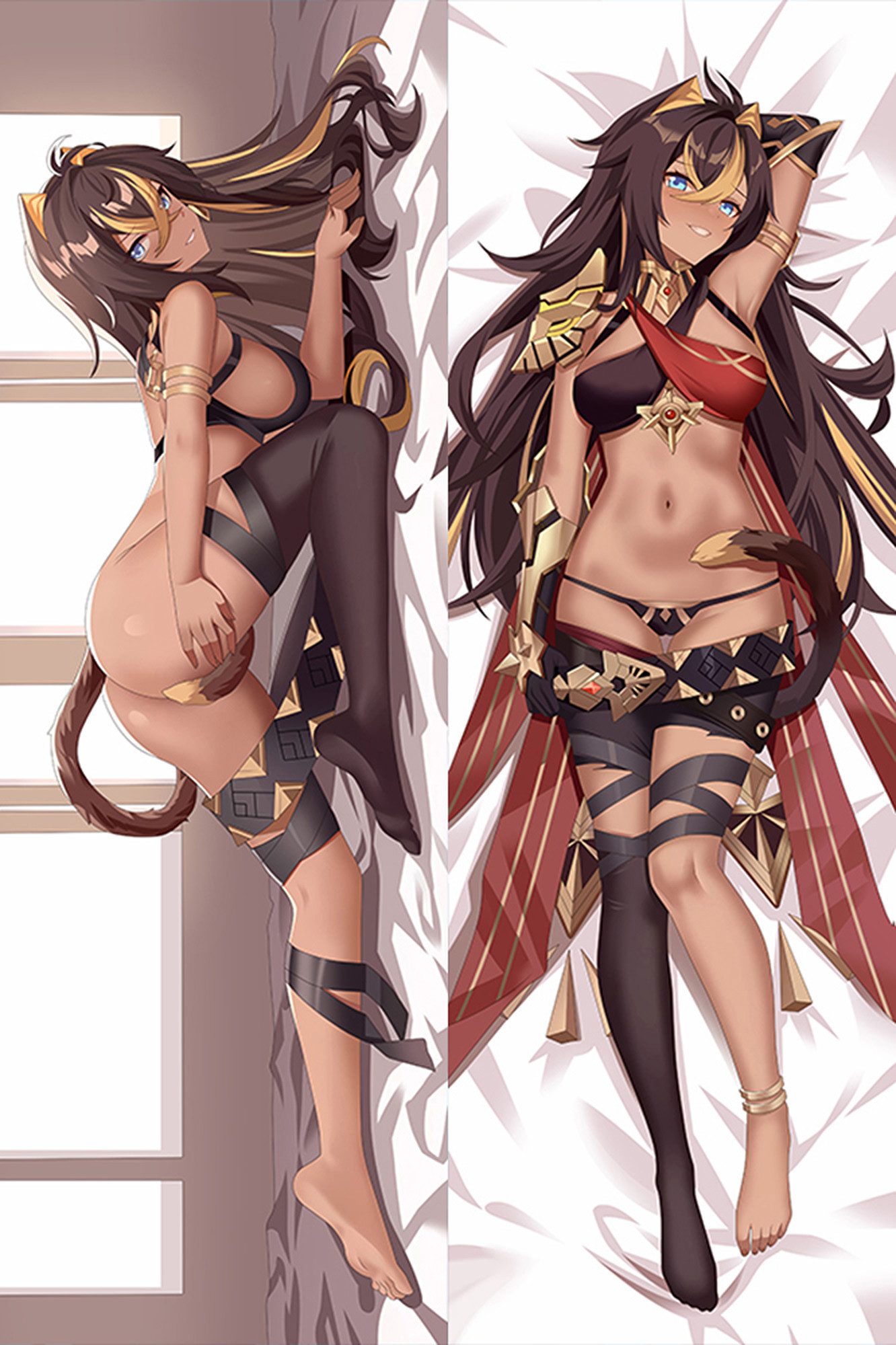 Dehya from Genshin Impact dakimakura cover
