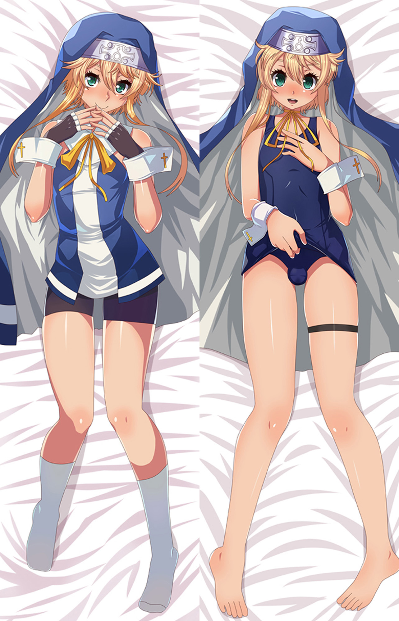 Bridget from Guilty Gear dakimakura cover