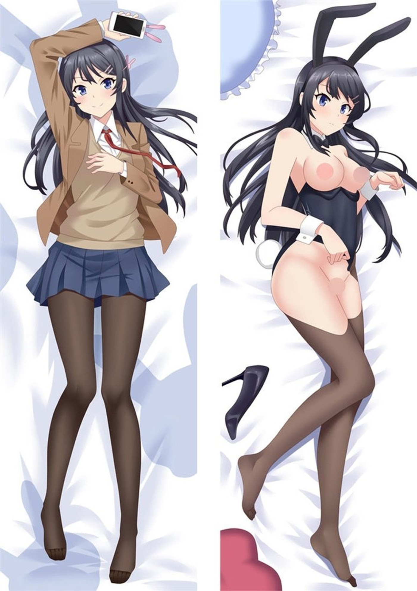 Mai Sakurajima from Rascal Does Not Dream of Bunny Girl Senpai 18+ dakimakura cover