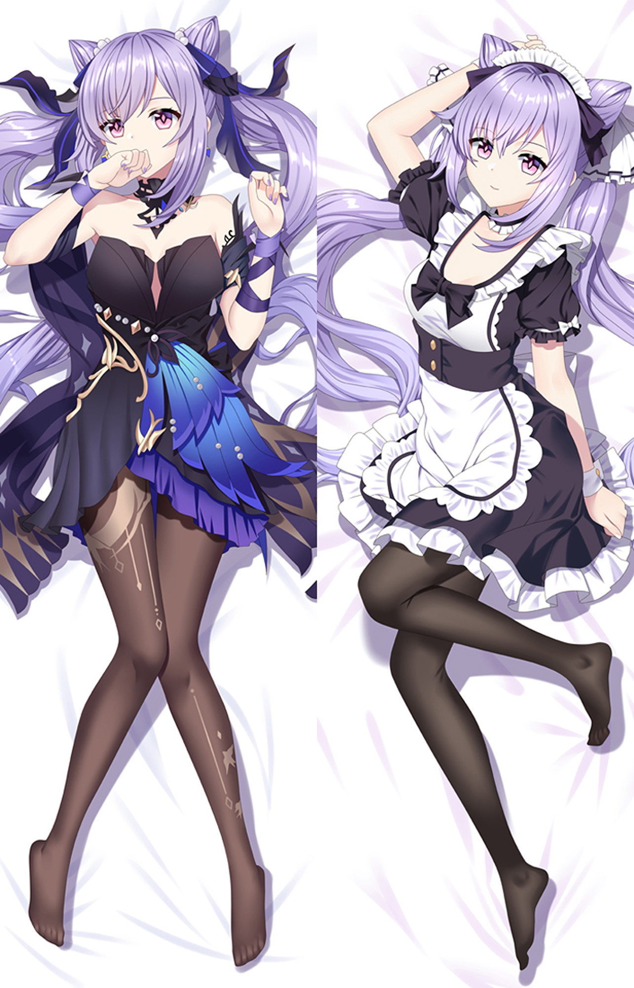 Keqing from Genshin Impact dakimakura cover