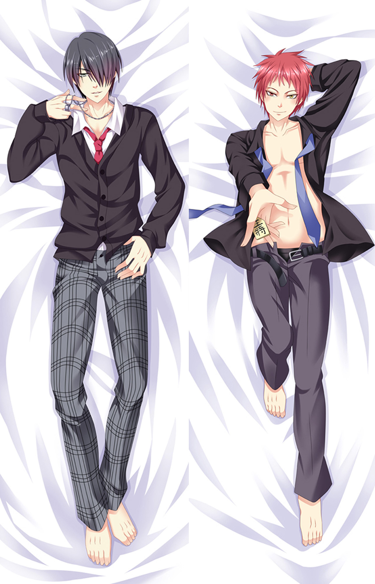 Tatsuya and Akashi from Kuroko's Basketball dakimakura cover