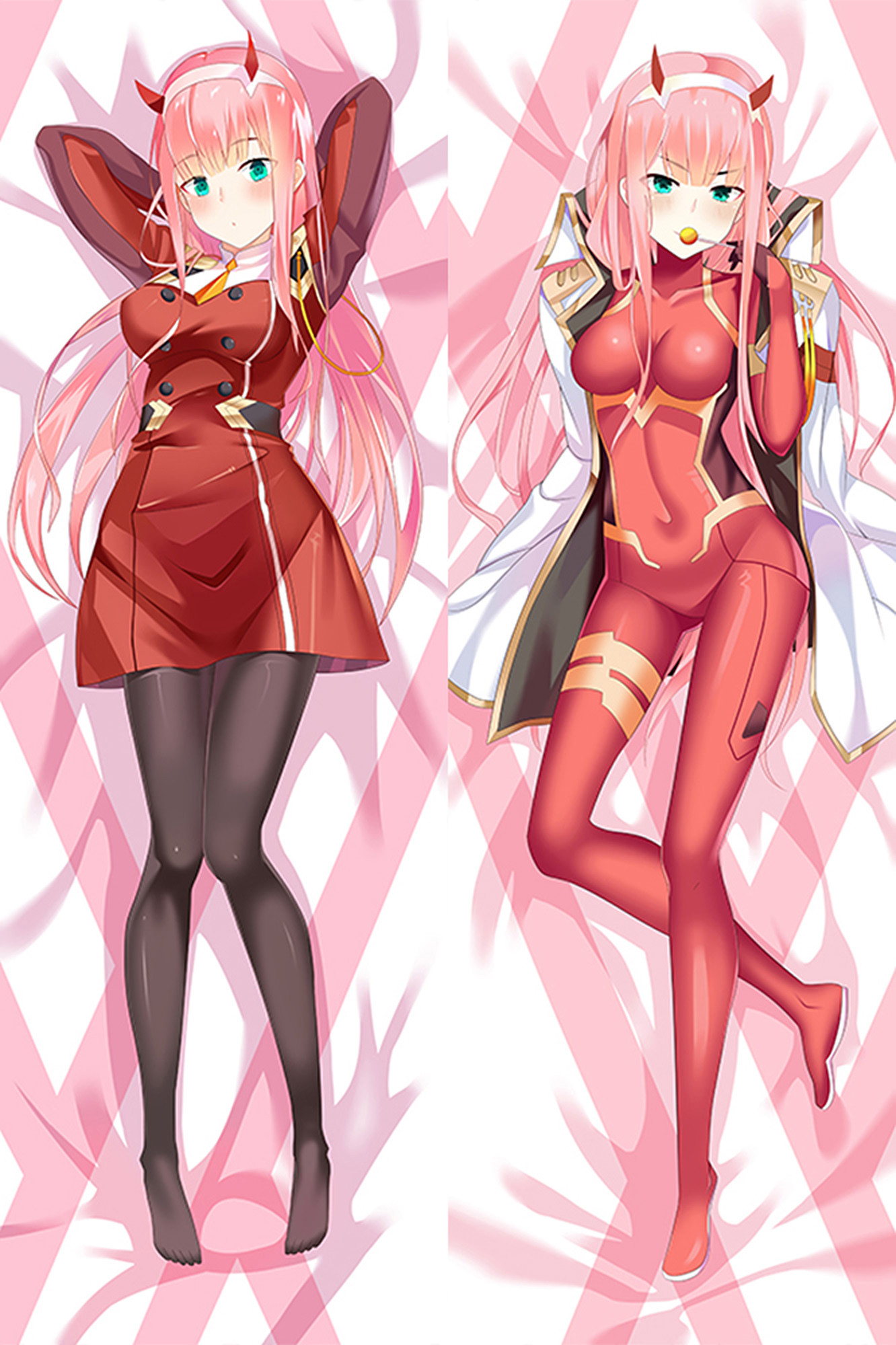 Zero Two from Darling In The FranXX dakimakura cover