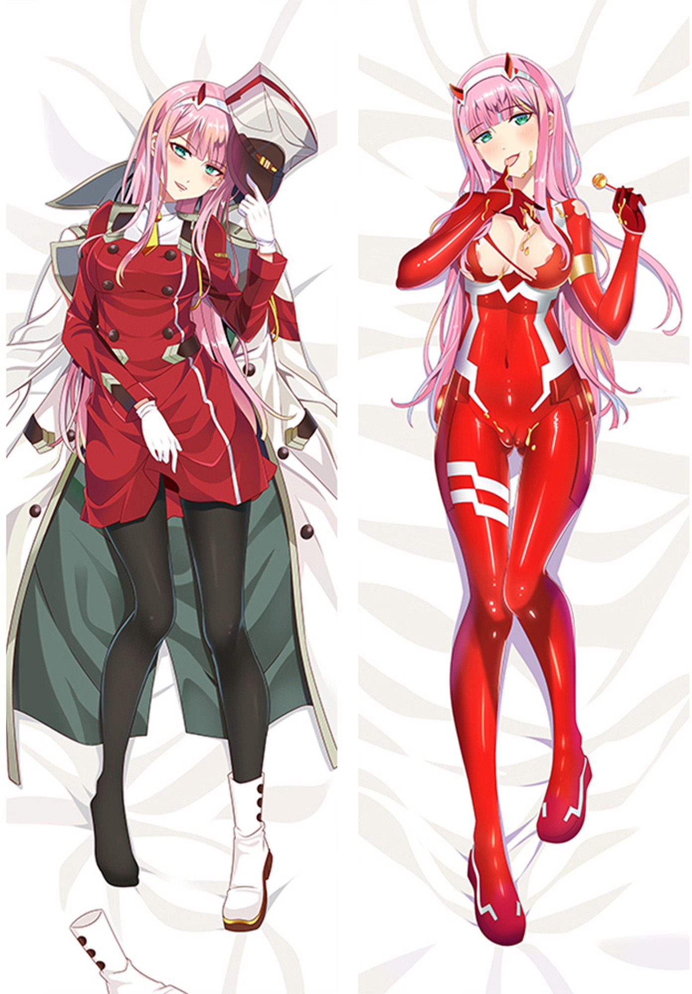 Zero Two from Darling In The FranXX dakimakura cover