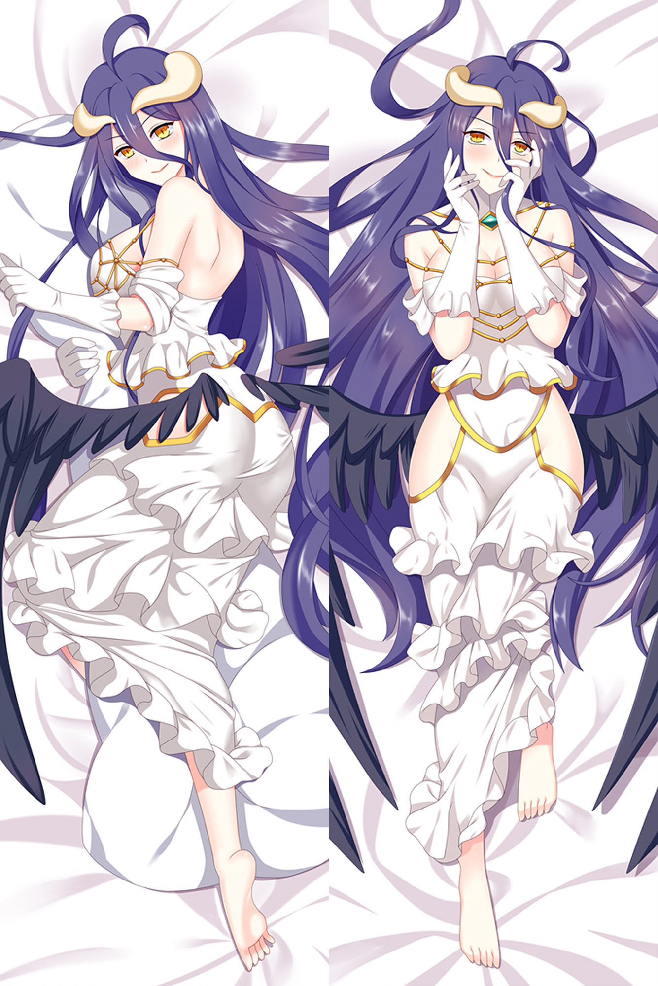 Albedo from Overlord dakimakura cover