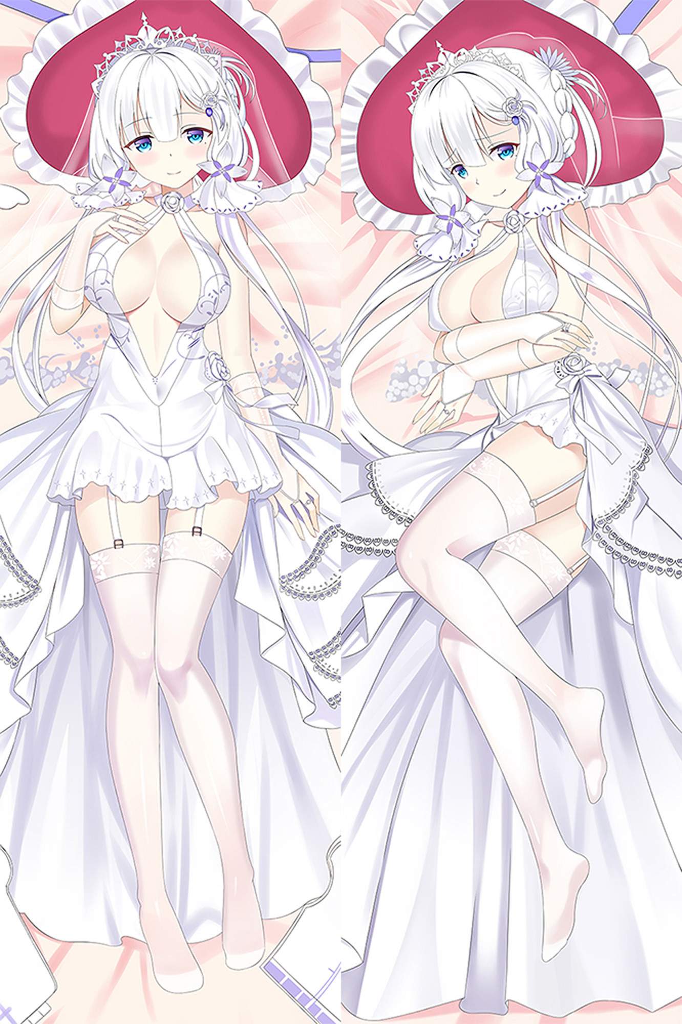 Illustrious from Azur Lane dakimakura cover